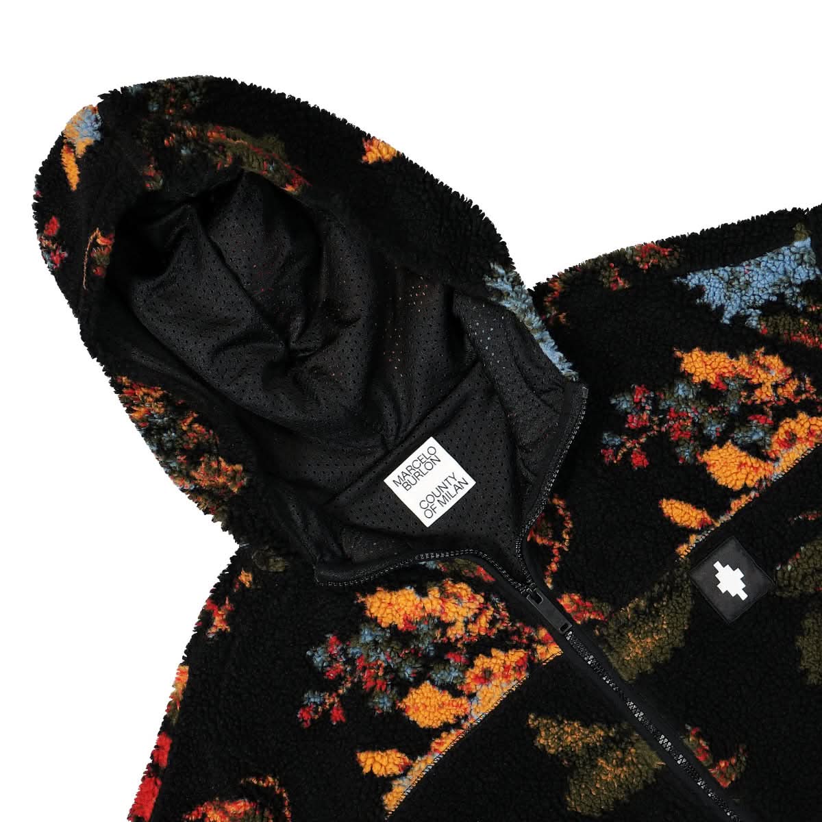Allover Flowers Pile Over Jacket - Image 3
