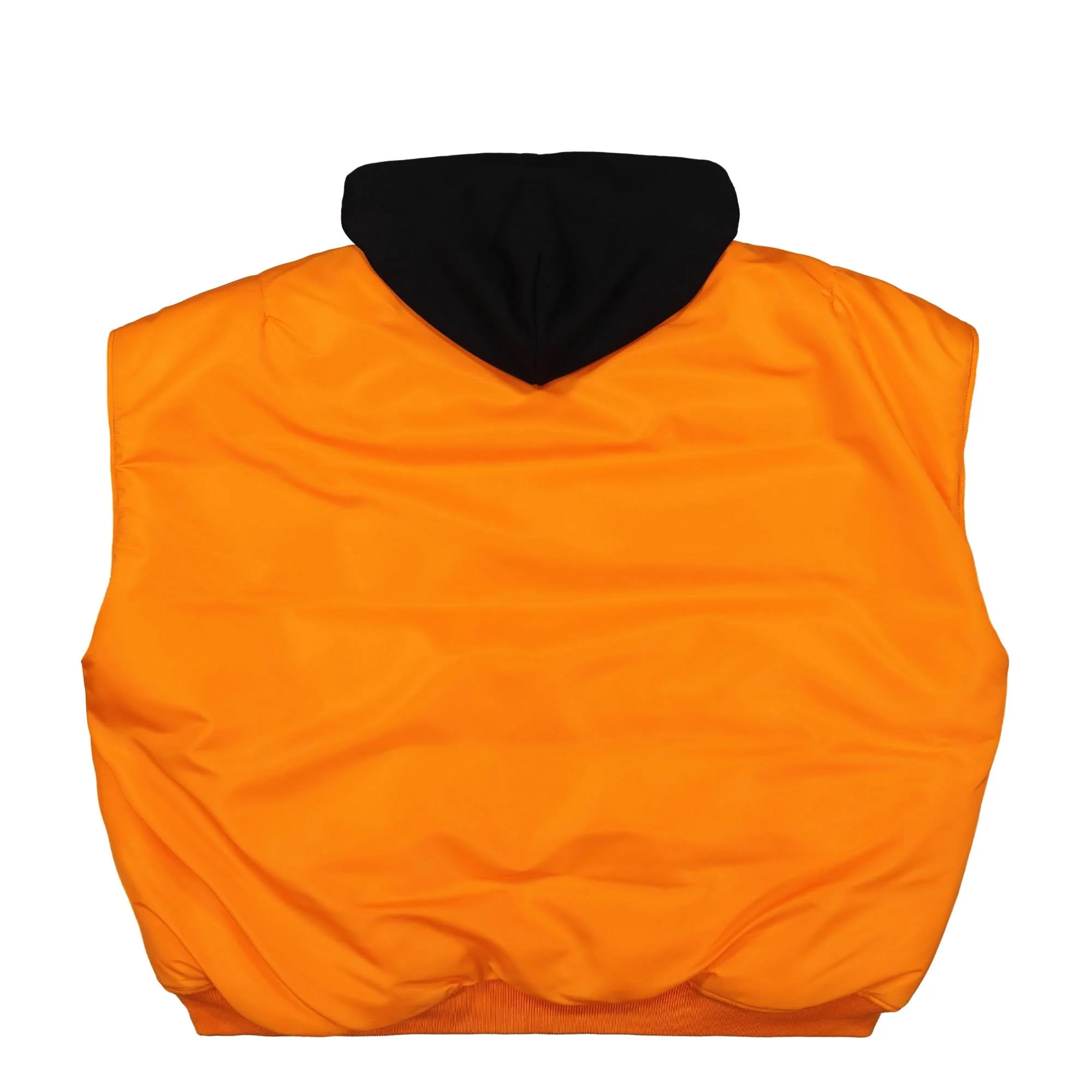 Logo Bomber Reversible Vest with a Hood - Image 8