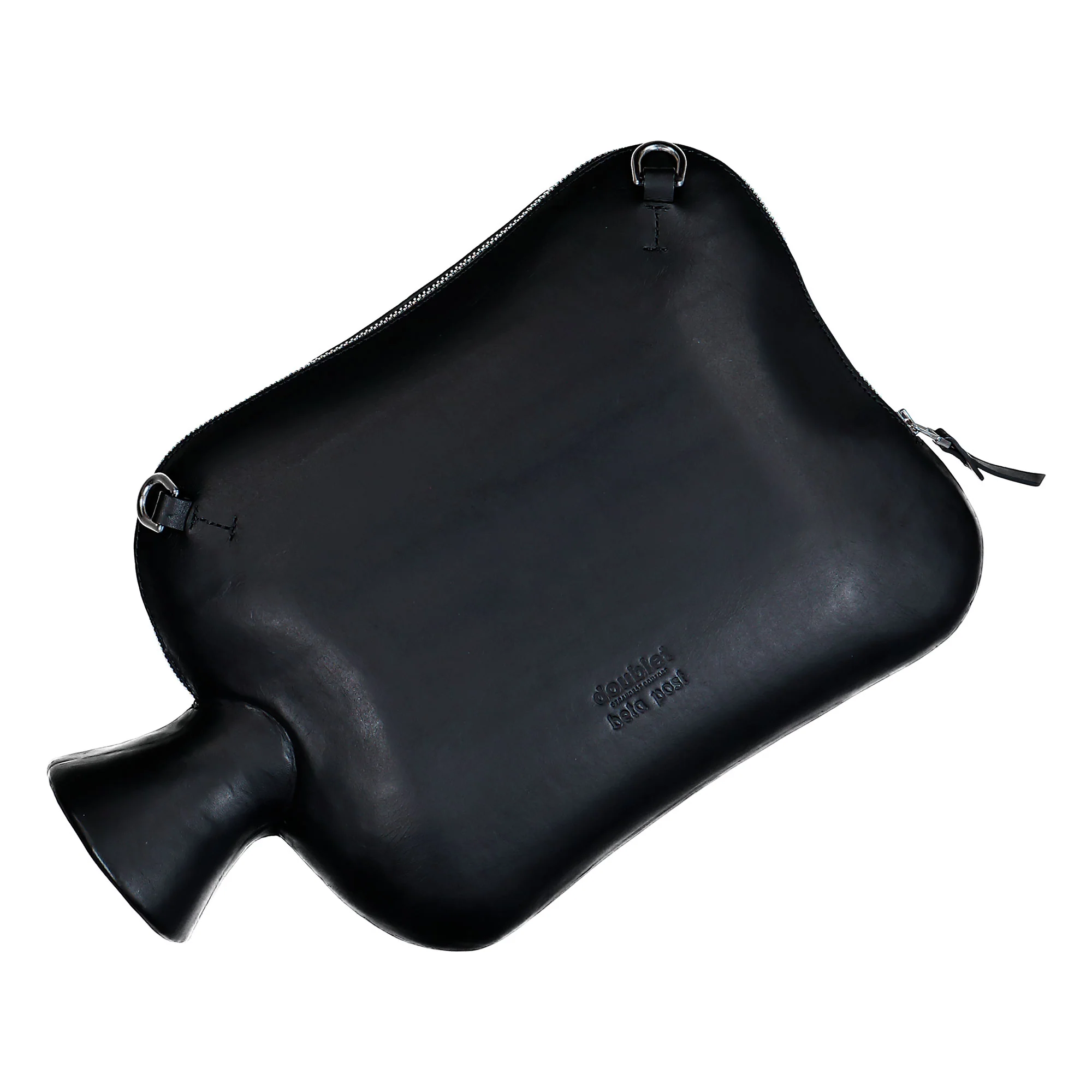 Bottle-Shaped Leather Bag - Image 3