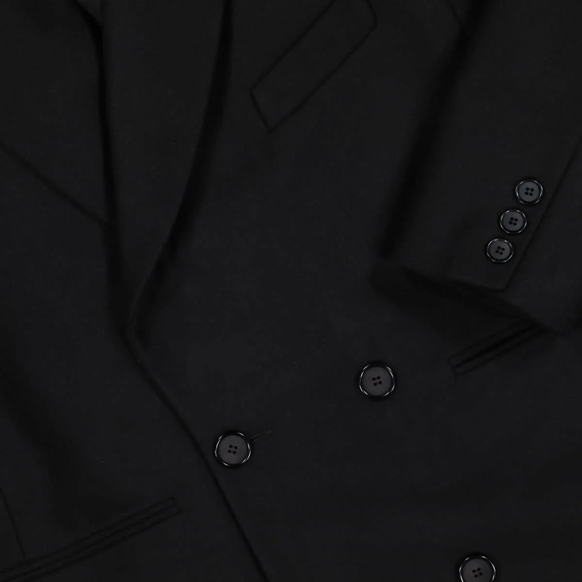 Black CWS Wool Coat - Image 4