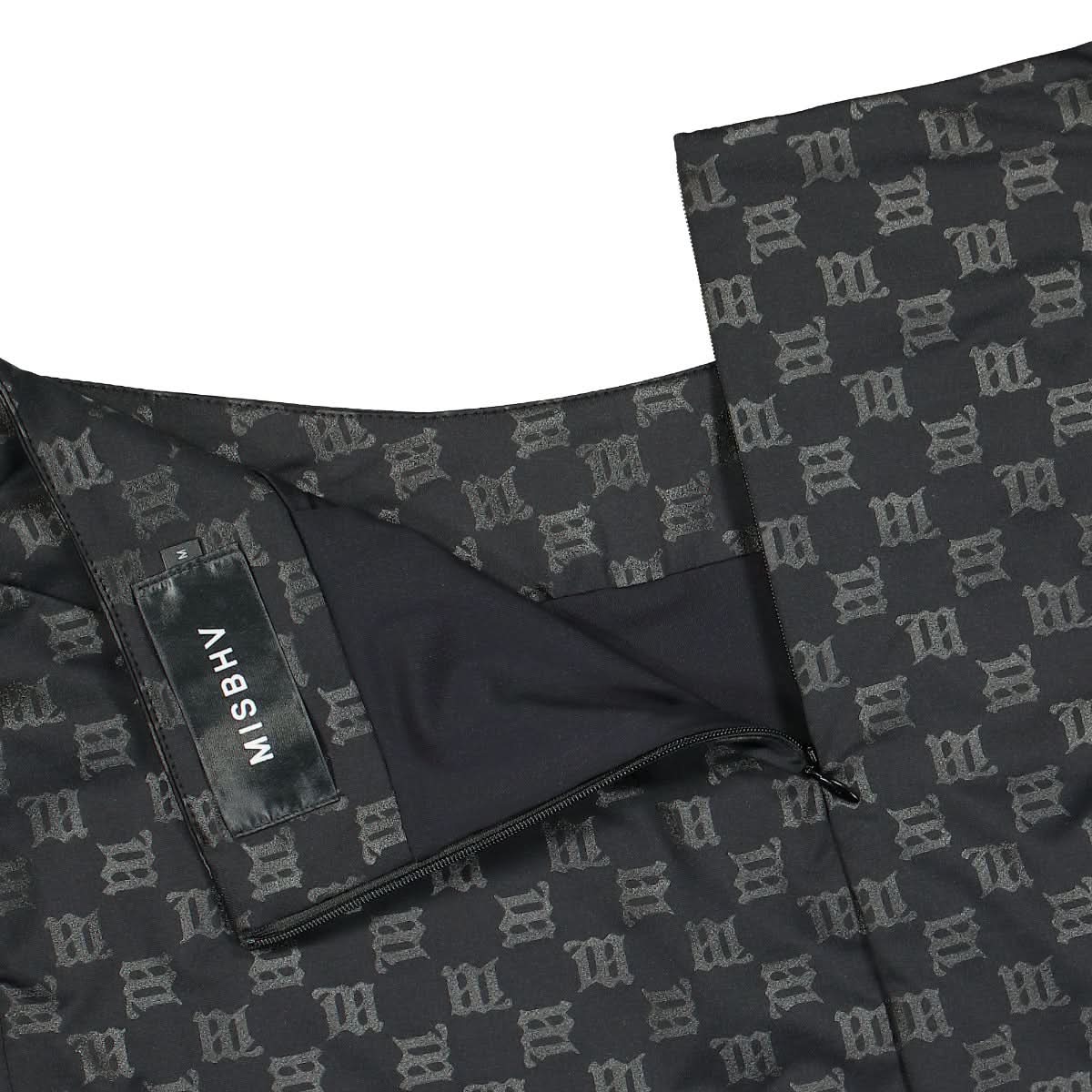 Black Monogram Lara Mini Skirt - Image 3