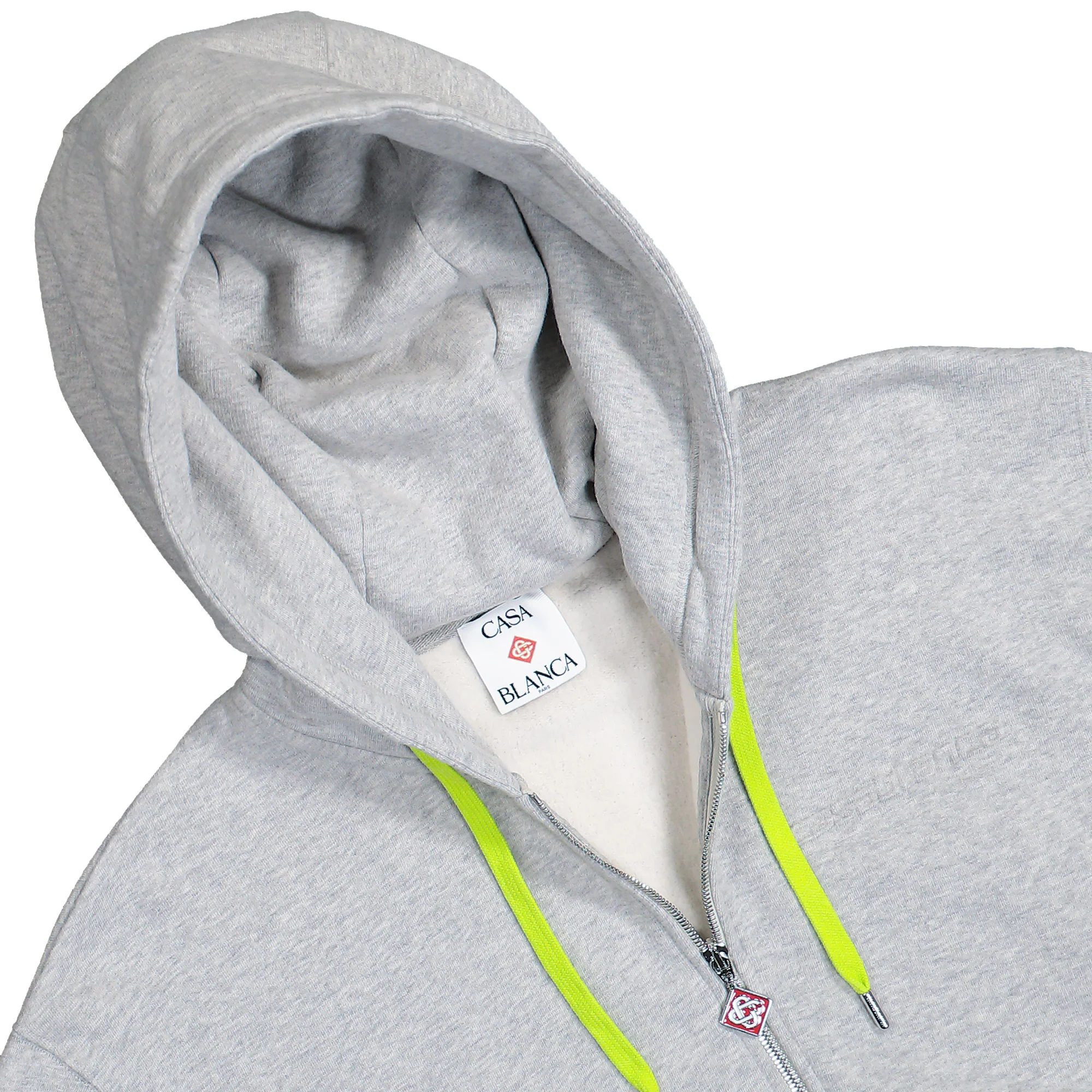 Cashmere Blend Zip-Up Hooded Sweatshirt - Image 3