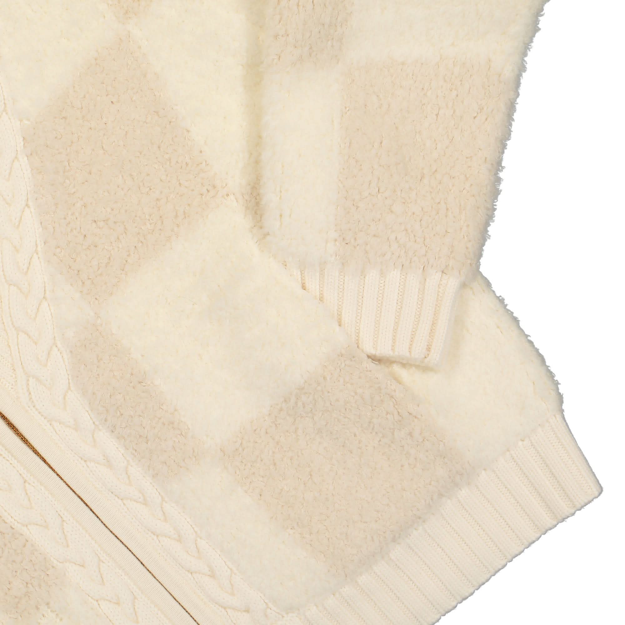 Checked Boucle Cardigan - Image 5