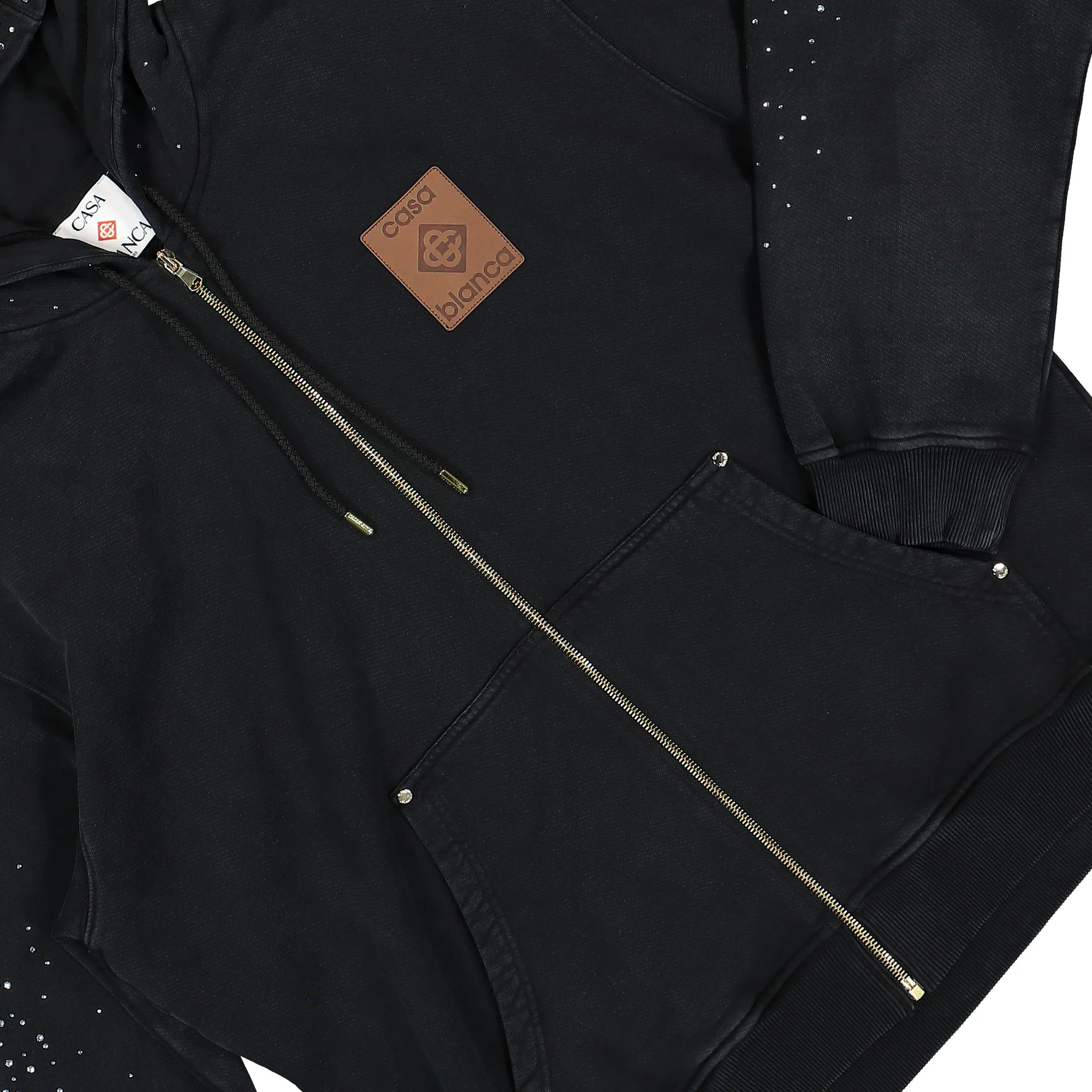 La Prémonition Hotfix Printed Zip Hoodie - Image 4