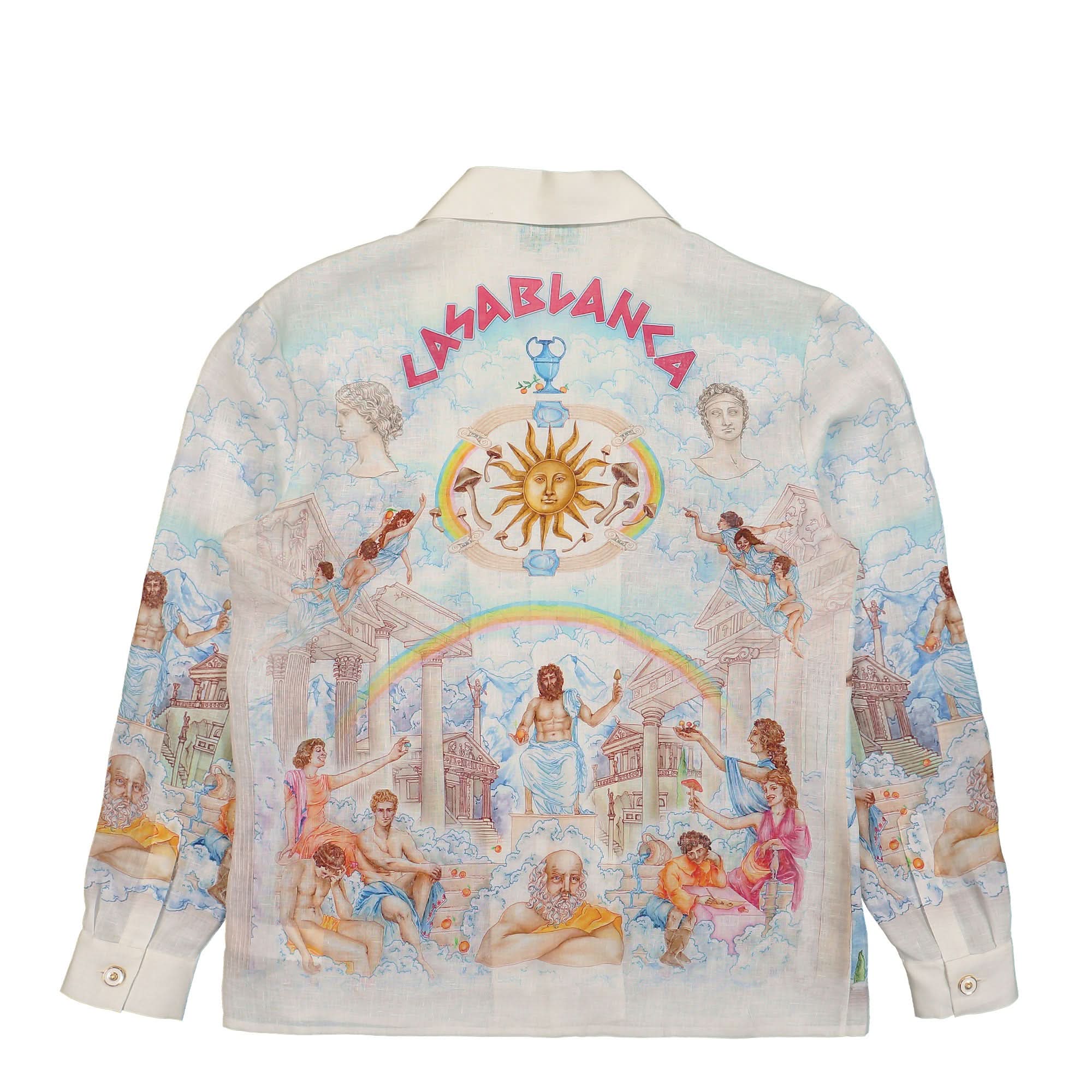 Long Sleeve Cuban Collar Shirt - Image 2
