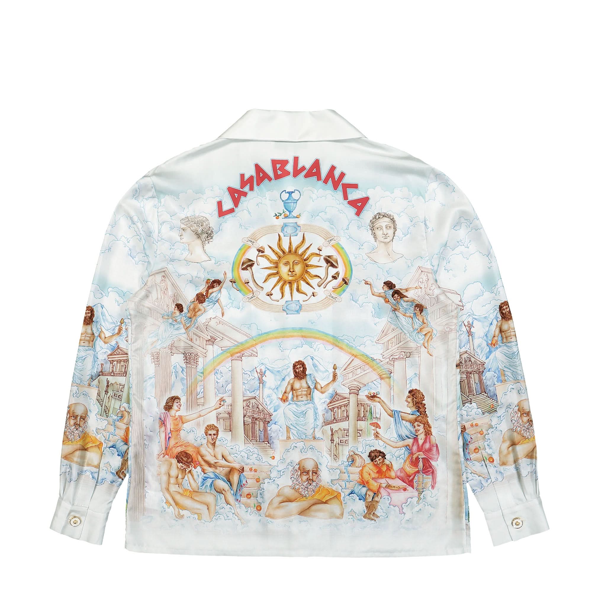 Long Sleeve Cuban Collar Shirt - Image 2