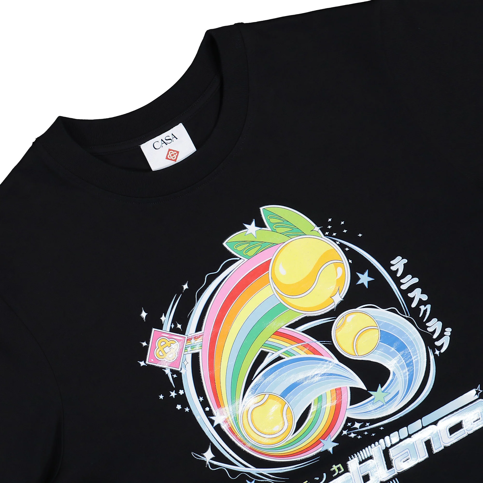 Manga Tennis Ball Printed T-Shirt - Image 3