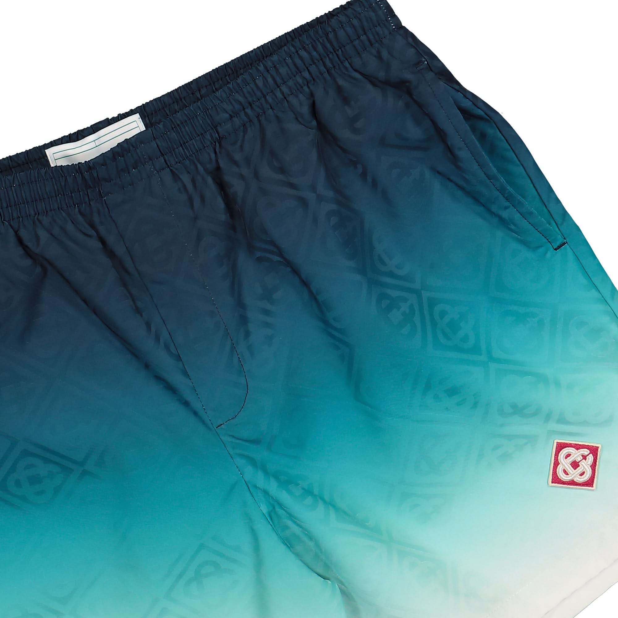 Mens Printed Jacquard Swim Shorts - Image 4