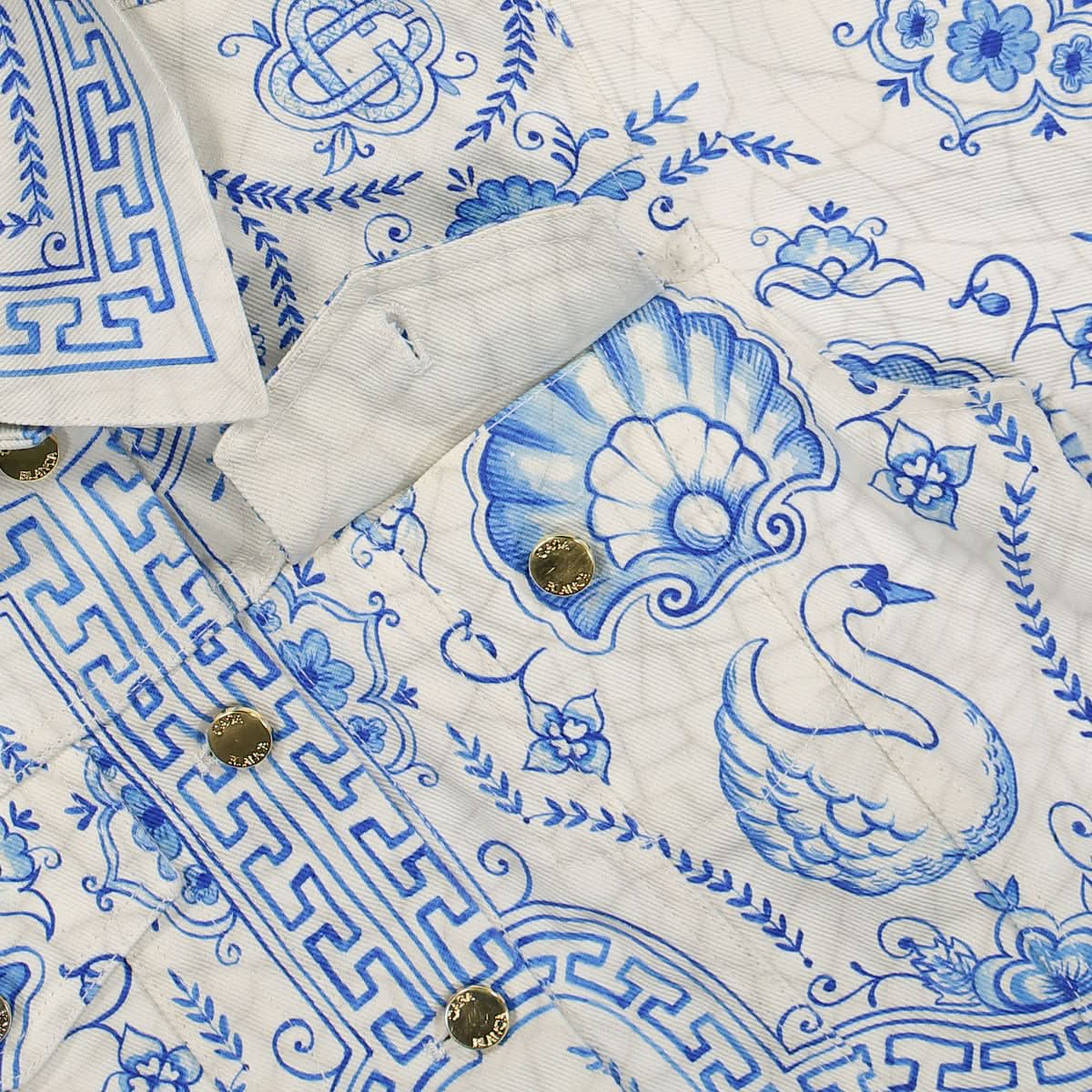 Classic Printed Denim Jacket - Image 4