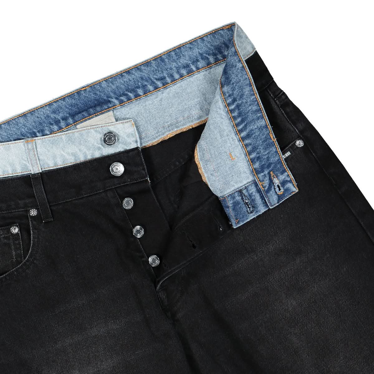 Double Waist Denim Jeans - Image 4