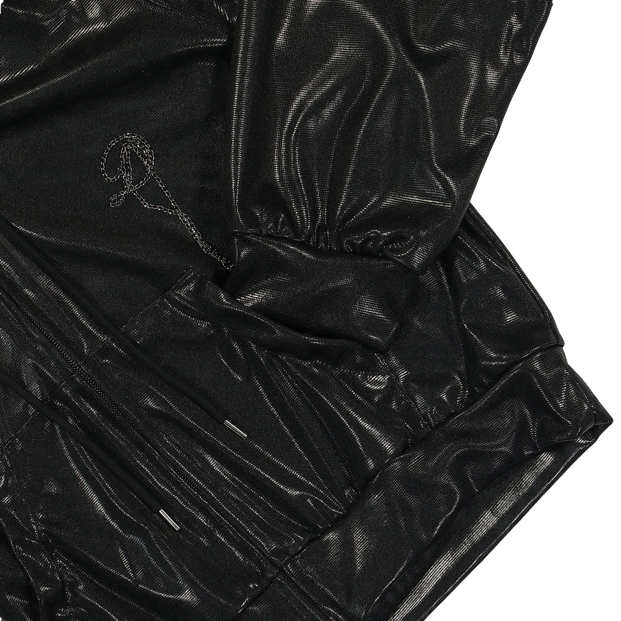 Foil Jersey Track Hoodie - Image 4
