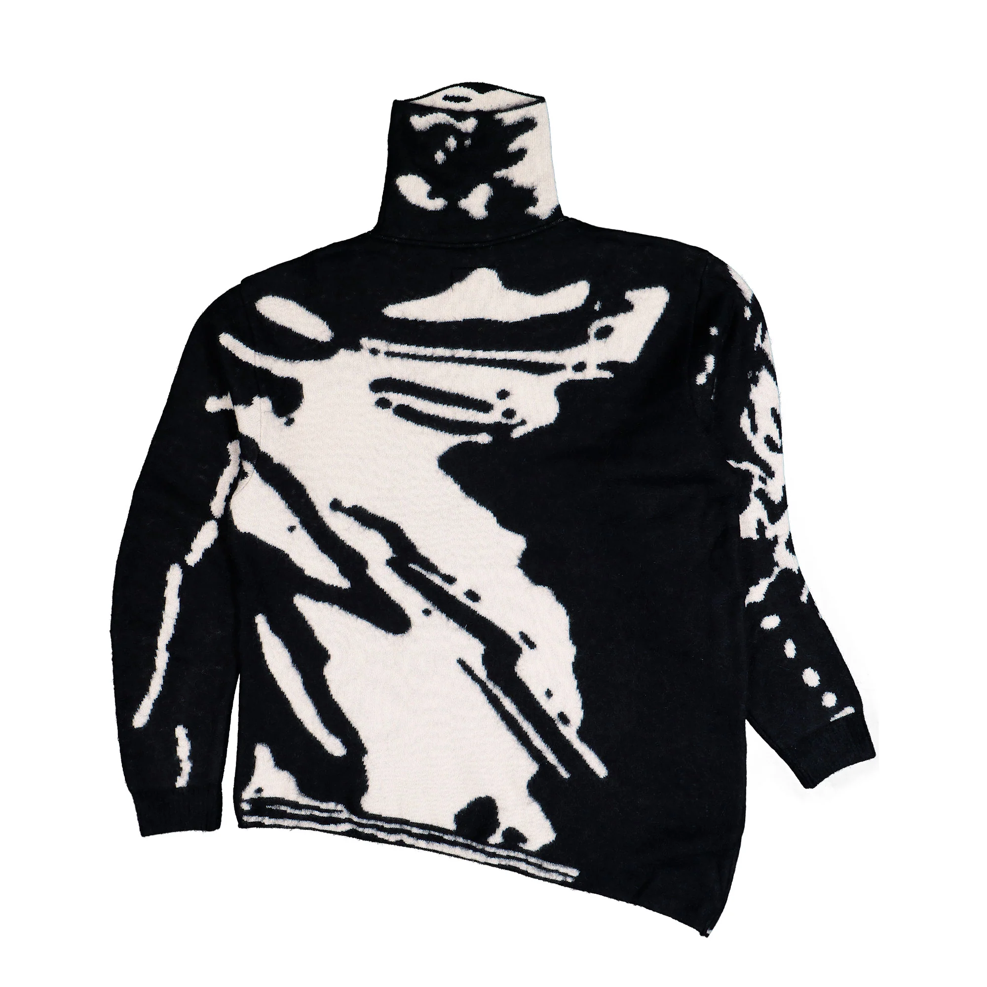 Graffiti Jacquard Knit Pullover - Image 2