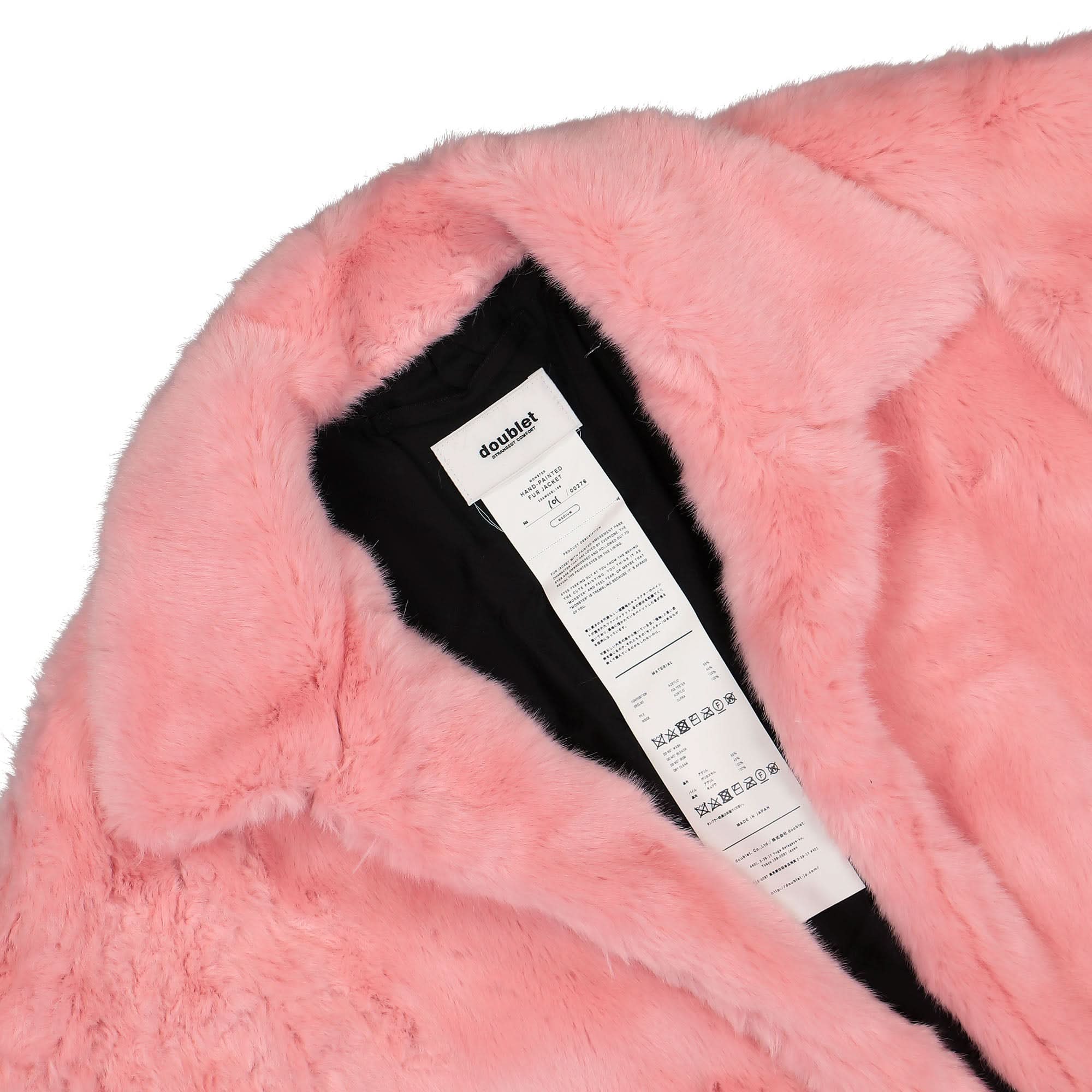 Hand-Painted Fur Jacket - Image 3