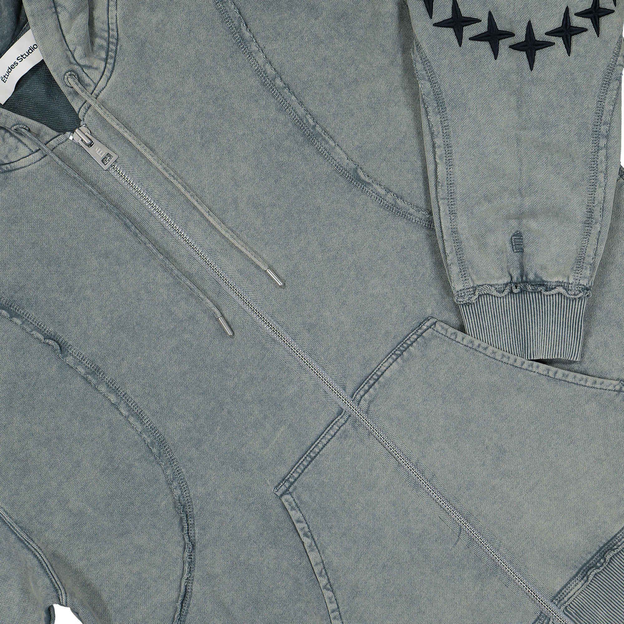 Zip Hoody Raw Edges - Image 5