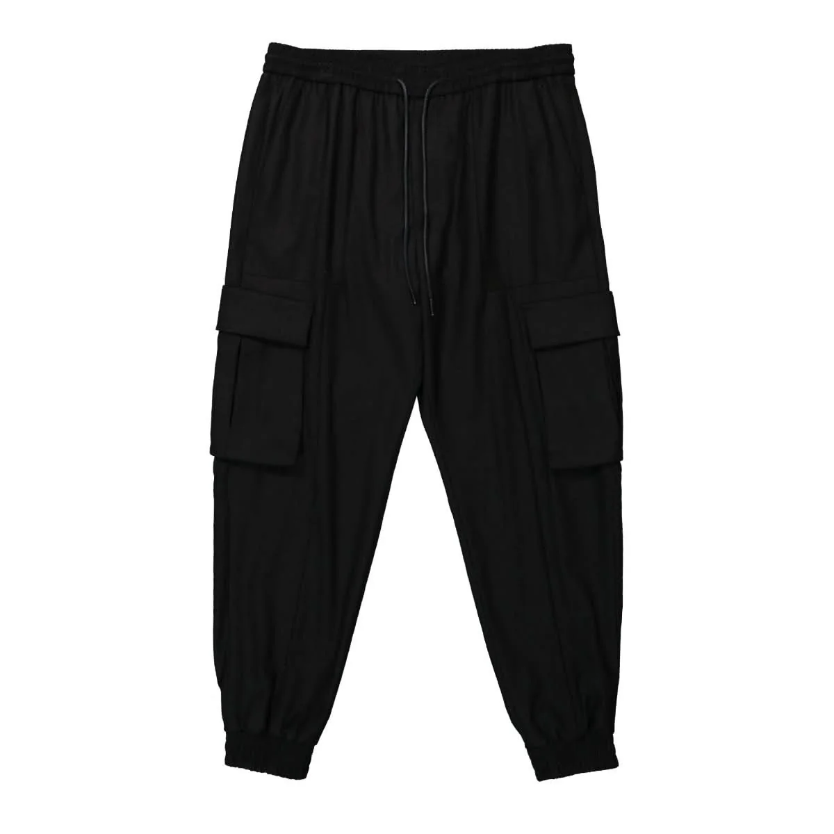 Flannel Cargo Jogger Pants