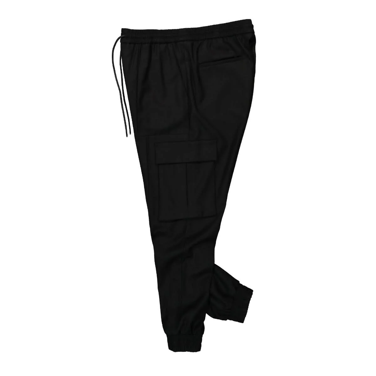 Flannel Cargo Jogger Pants - Image 3