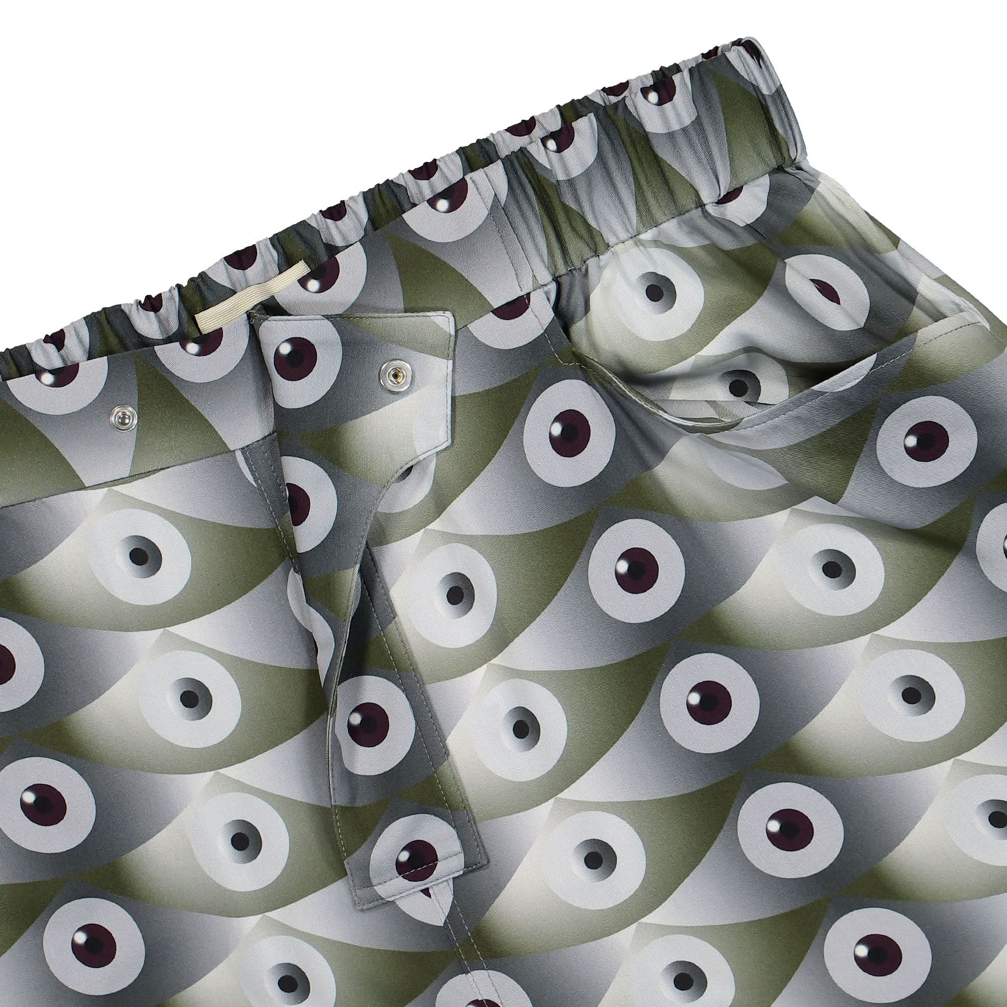 Dogu Eye Print Wide Leg Trousers With Eye Print - Image 4
