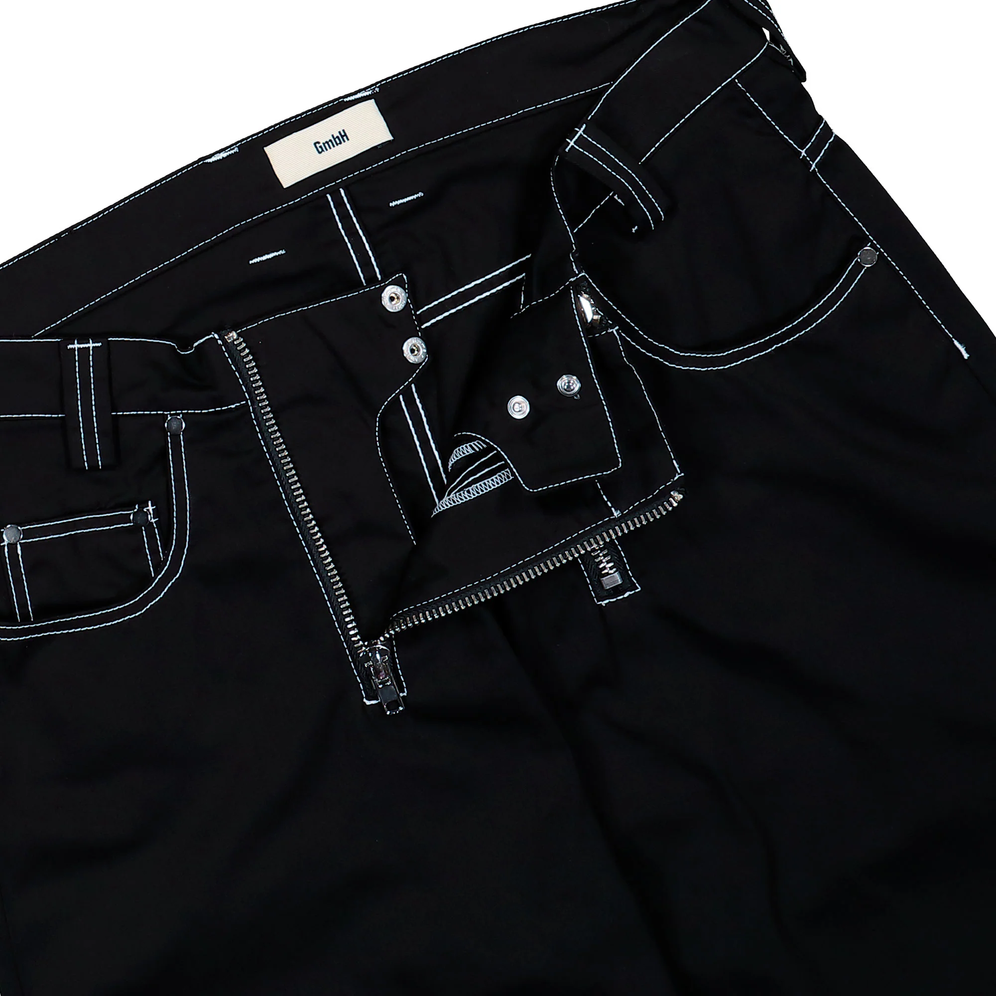 Wide Leg Trousers With Double Zip - Image 4