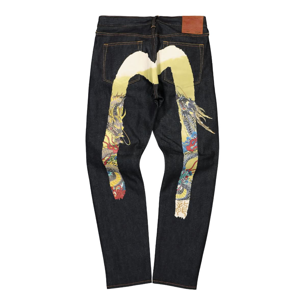 Gradated Dragon Print Daicock Jeans - Image 2