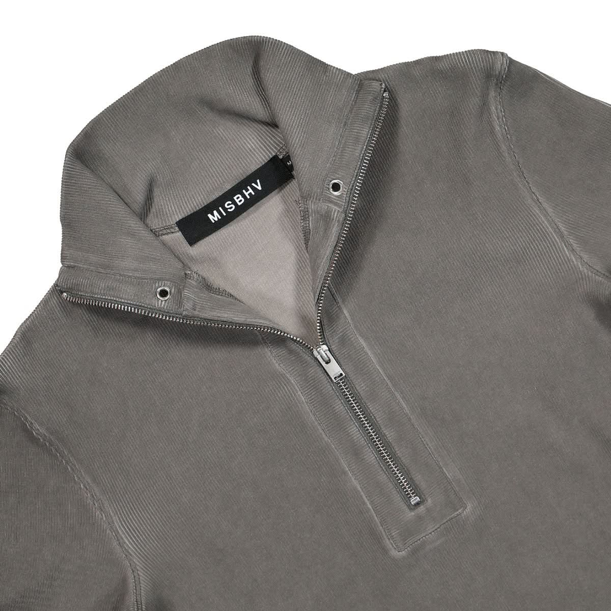 Half-Zip Ribbed Longsleeve - Image 3