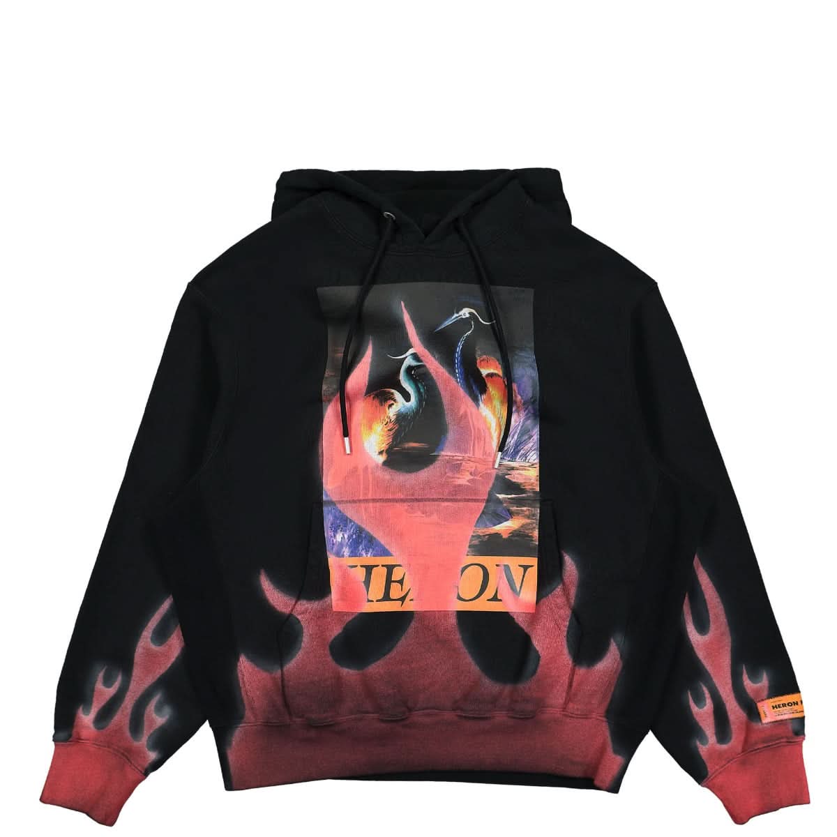 Heron Times Flames Hoodie