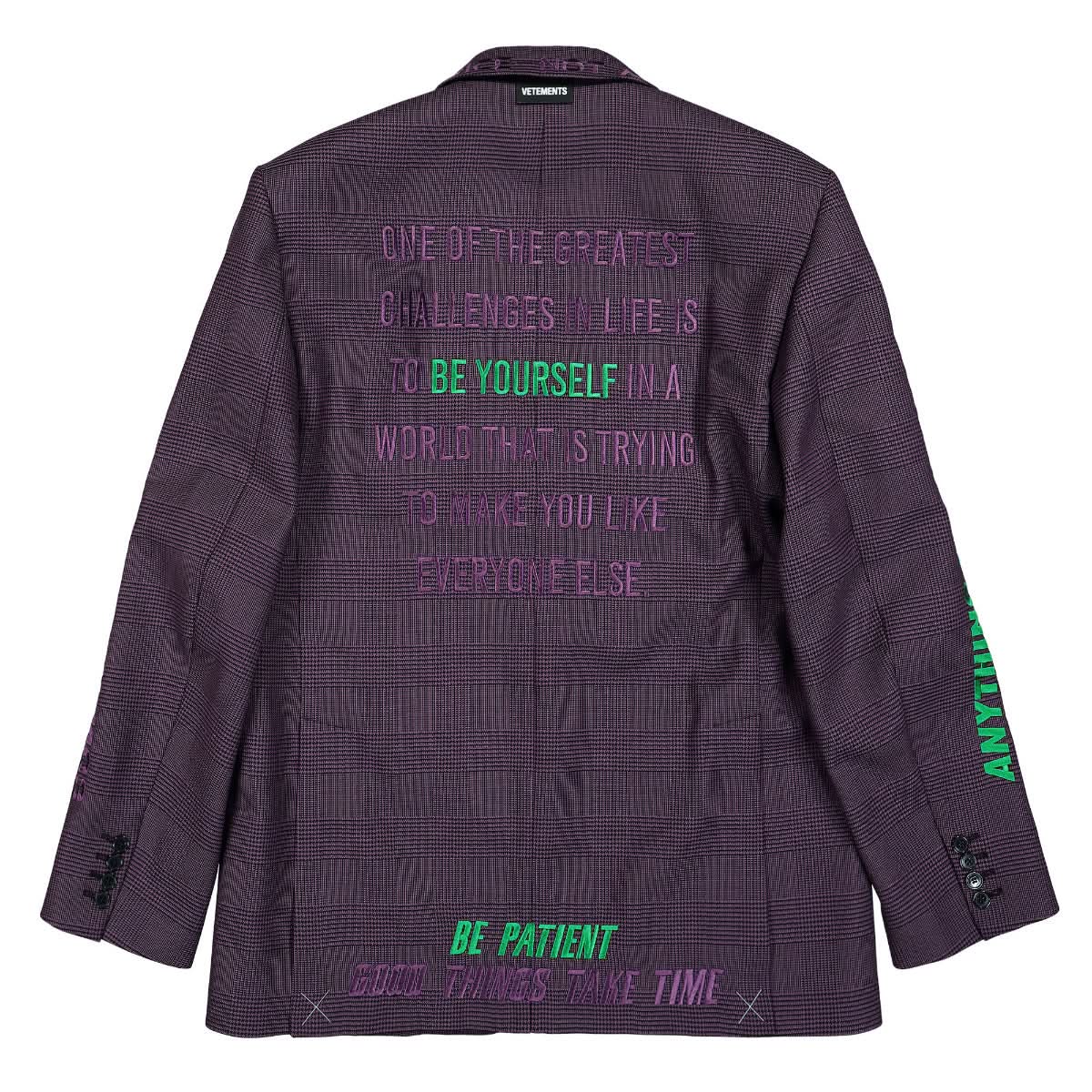 Hidden Message Tailored Jacket - Image 2