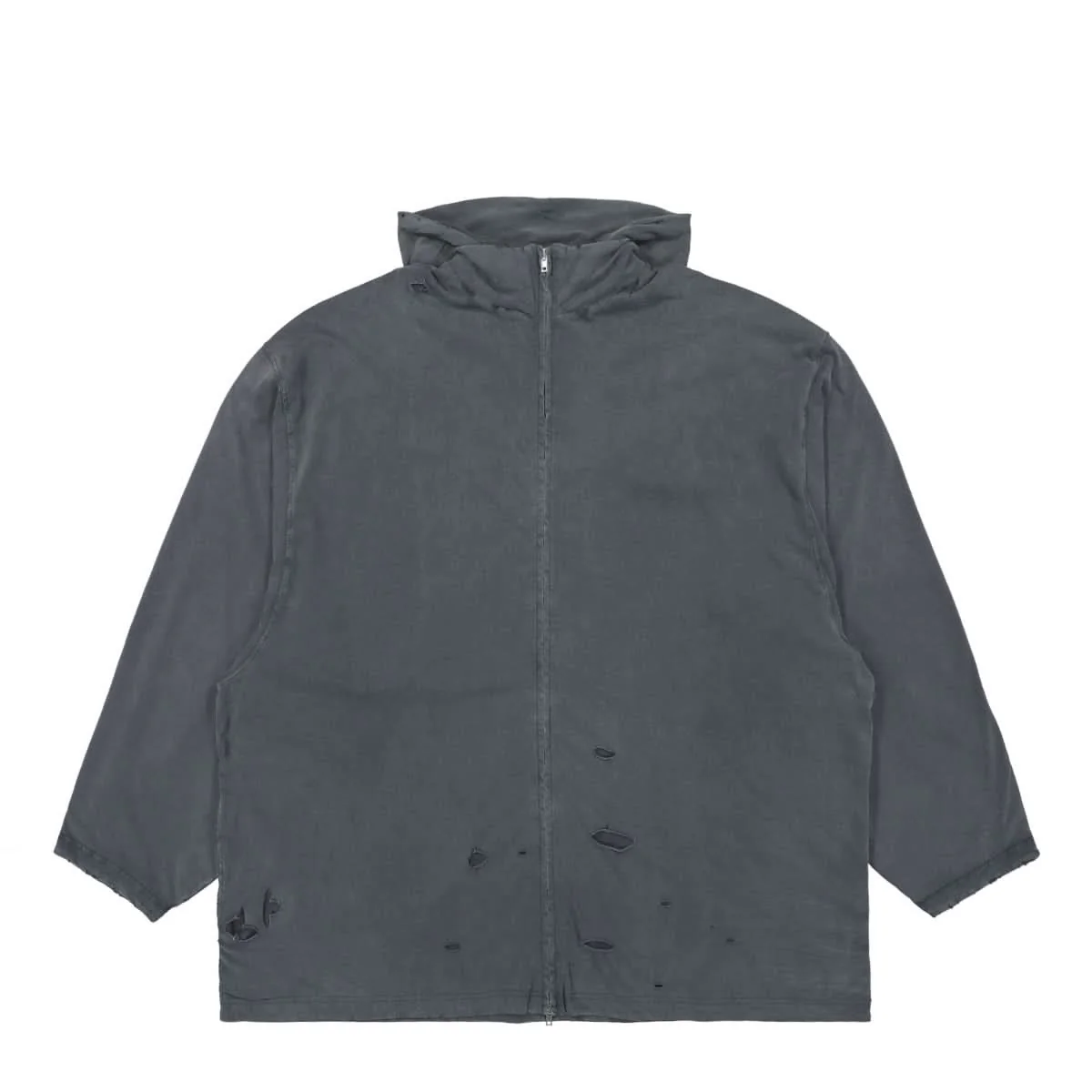 Hooded Zip-Up Jersey Longsleeve