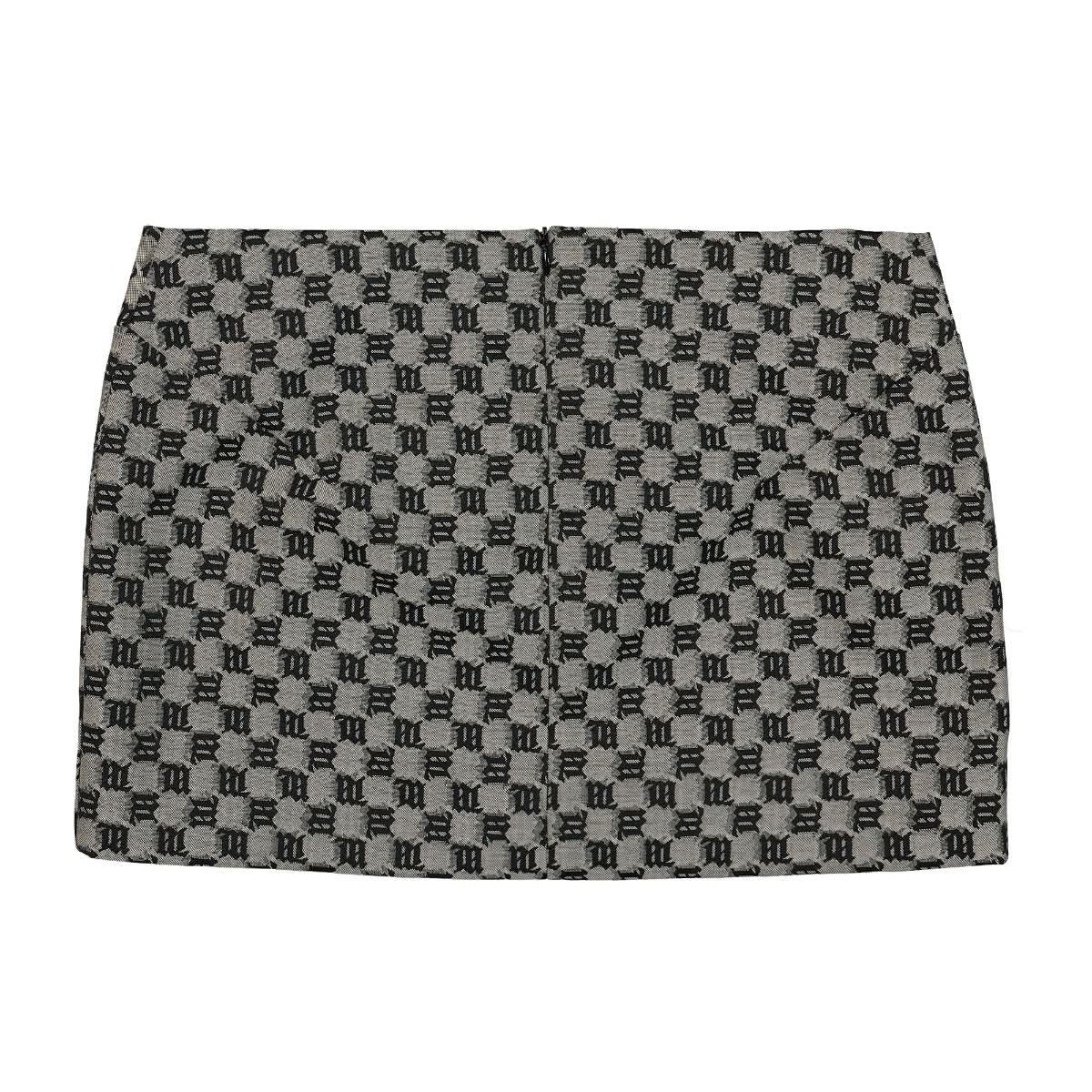 Jacquard Canvas Monogram Low Waisted Skirt - Image 2