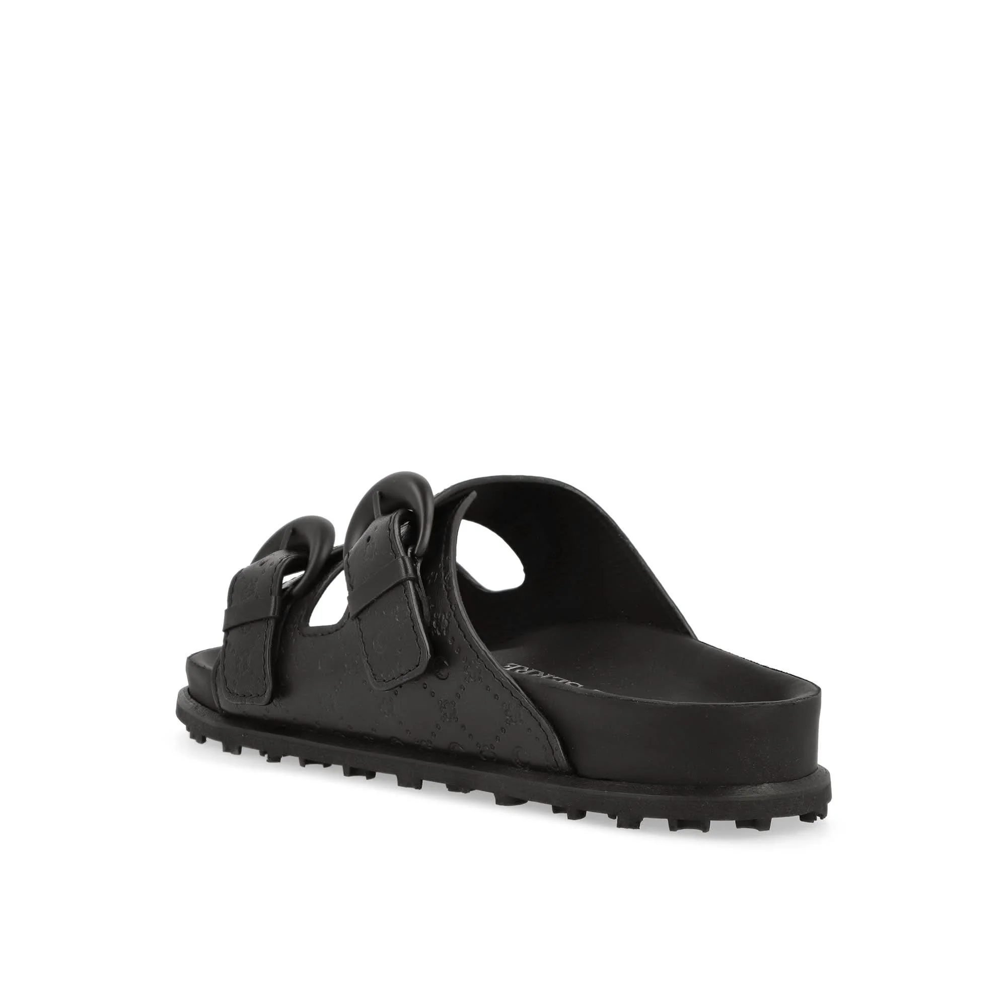 Embossed Leather MS Ground Sandal - Image 3