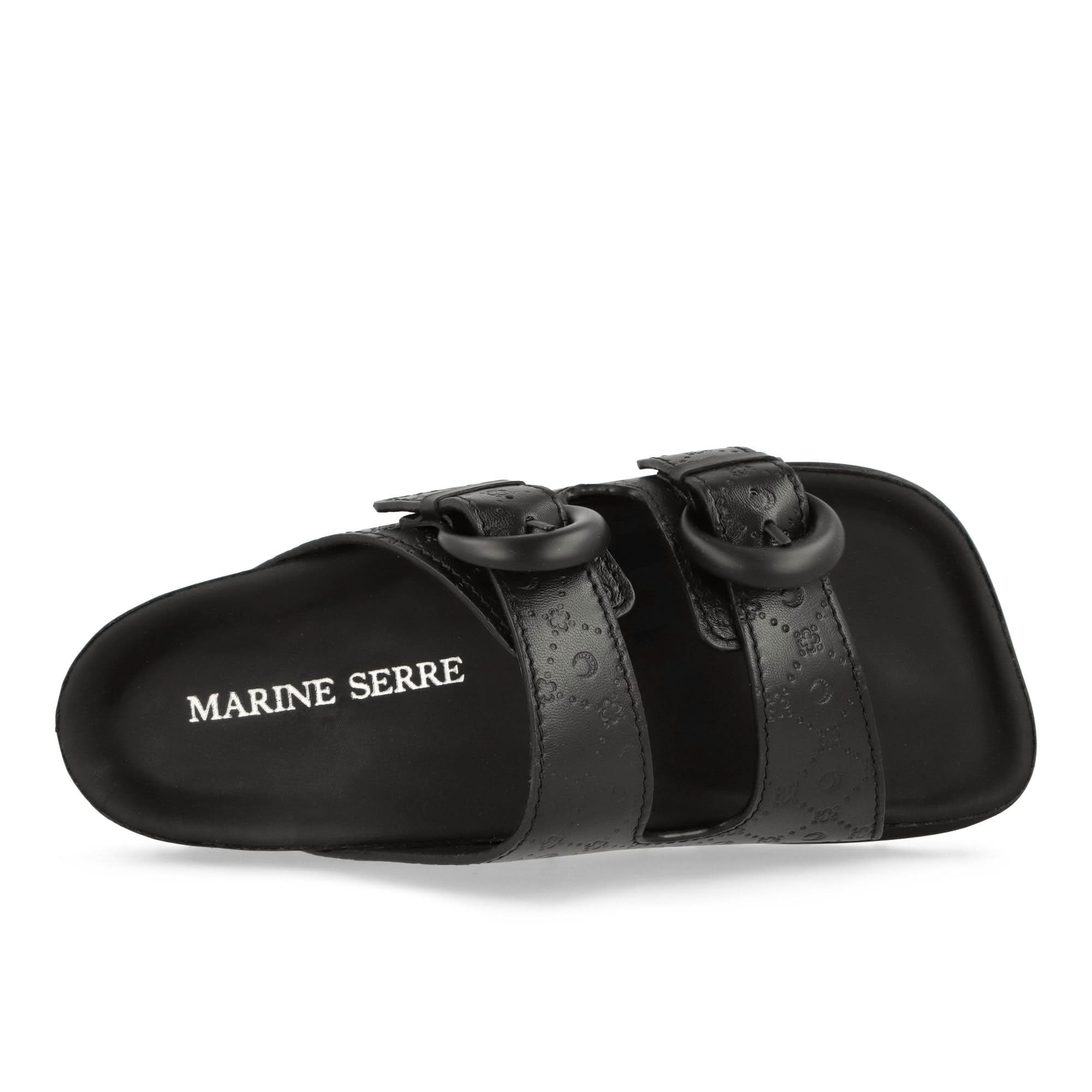 Embossed Leather MS Ground Sandal - Image 5