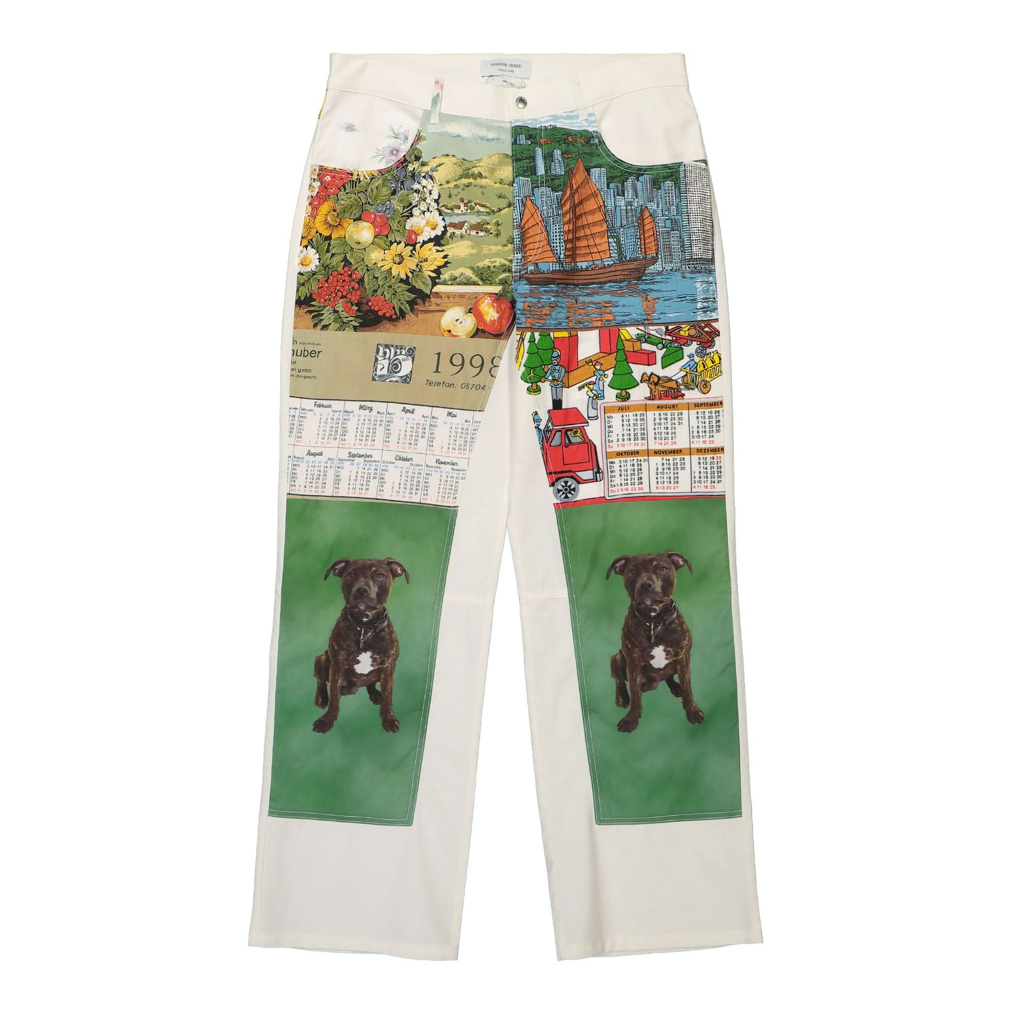 Household Linen Calendar Straight Leg Pants - Image 16
