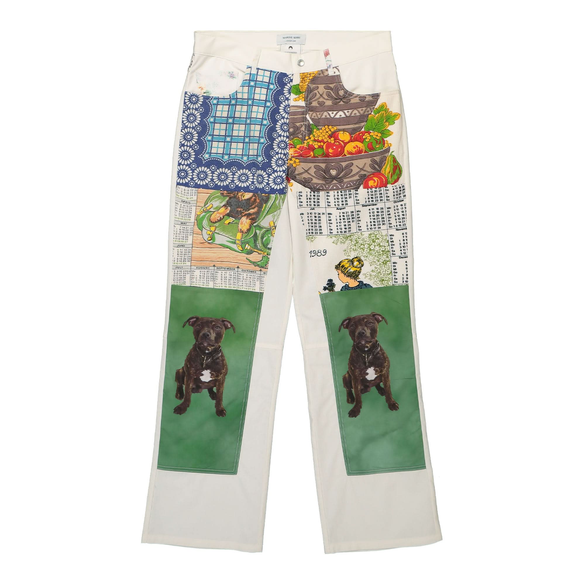 Household Linen Calendar Straight Leg Pants - Image 21