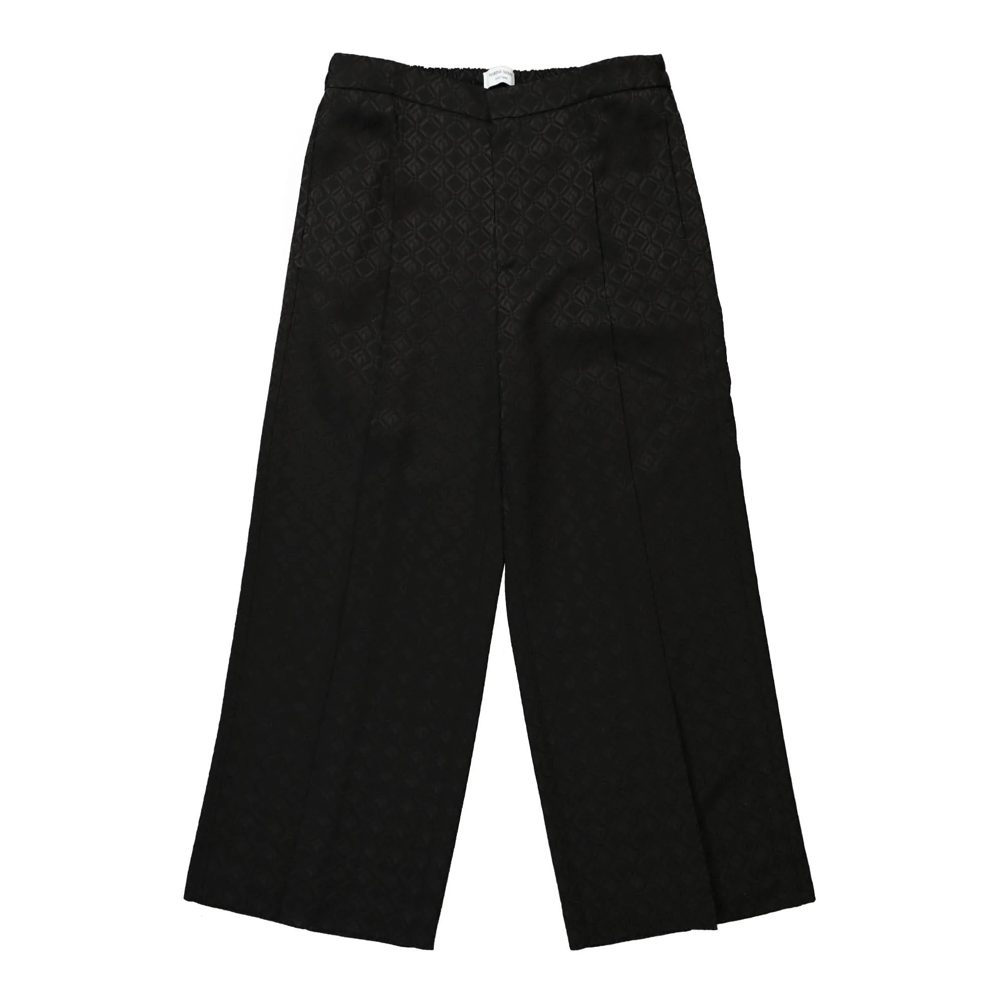 Moon Diamant Jacquard Wide Leg Pants
