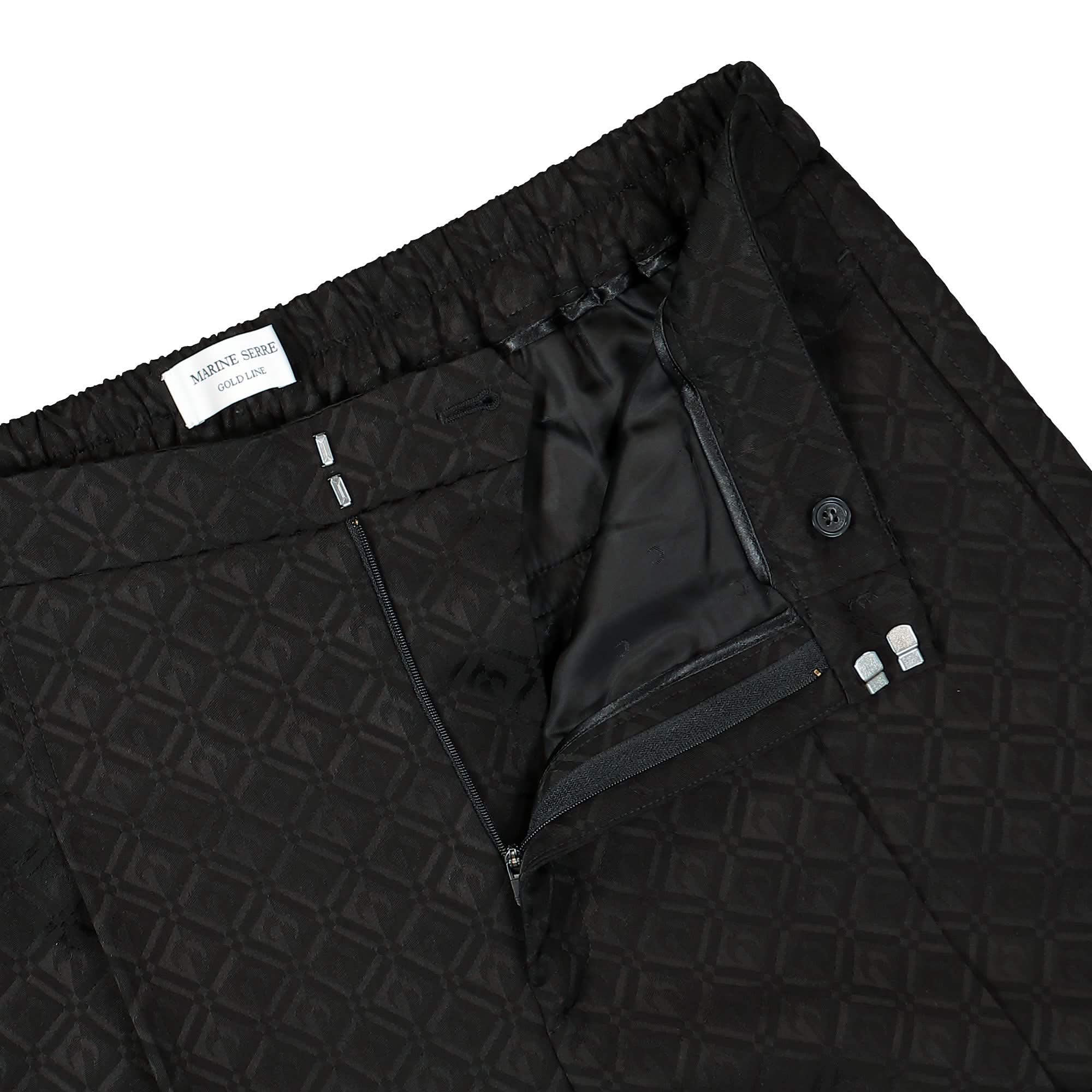 Moon Diamant Jacquard Wide Leg Pants - Image 4