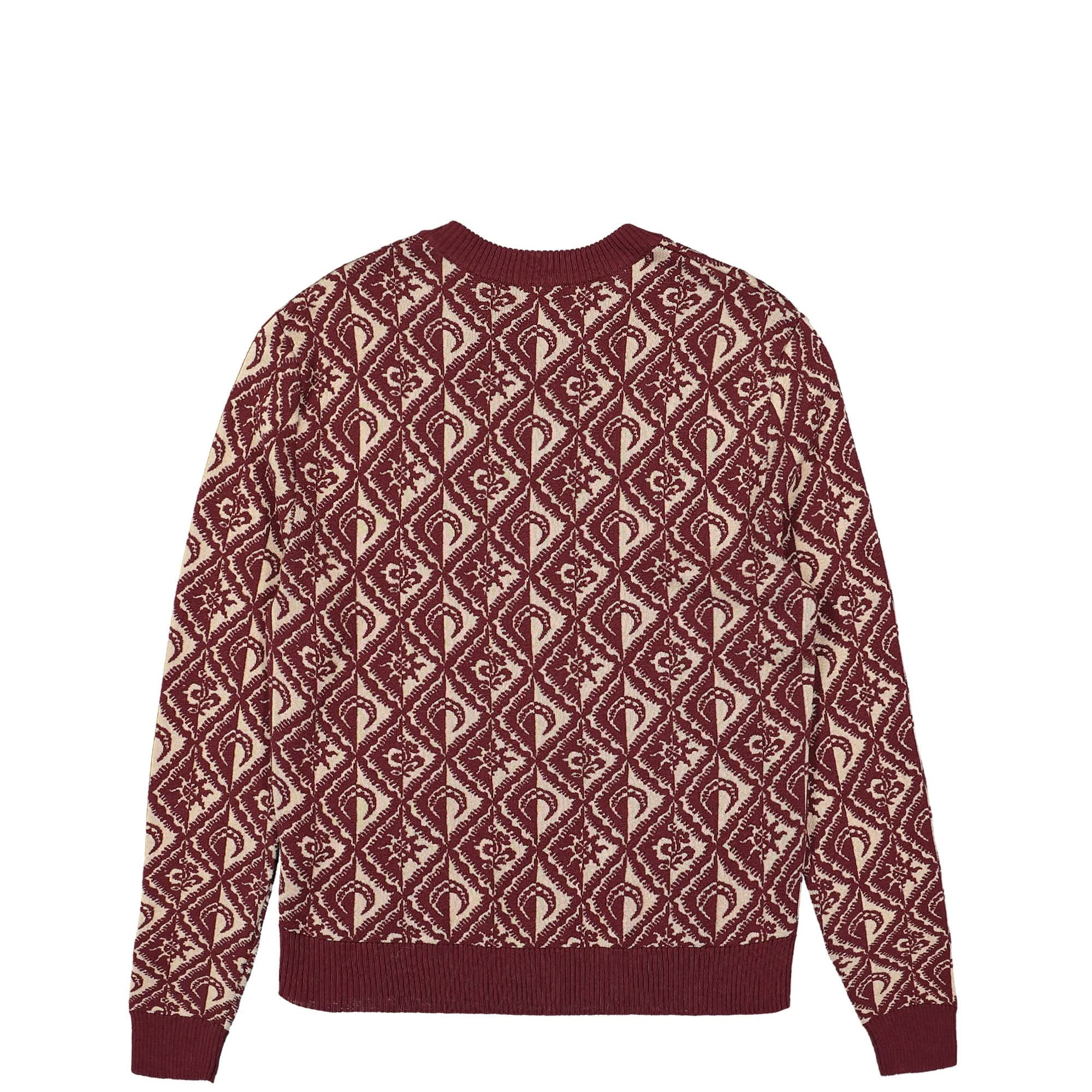 Moon Diamant Knit Jacquard Crewneck Pullover - Image 2