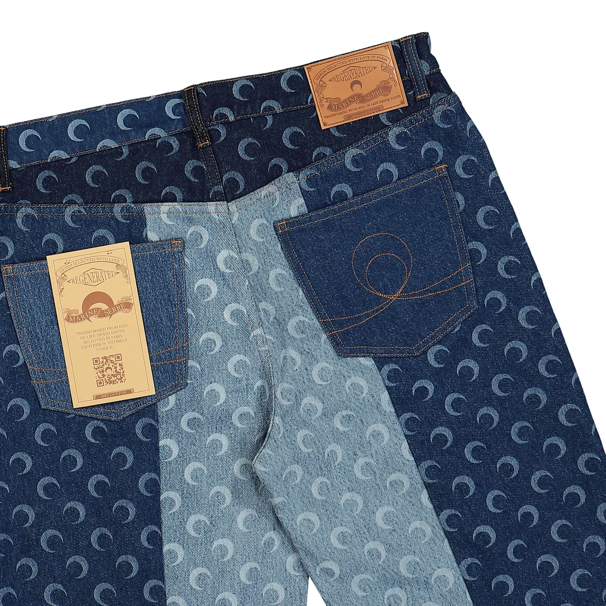 Regenerated Denim Slim Fit Pants - Image 5