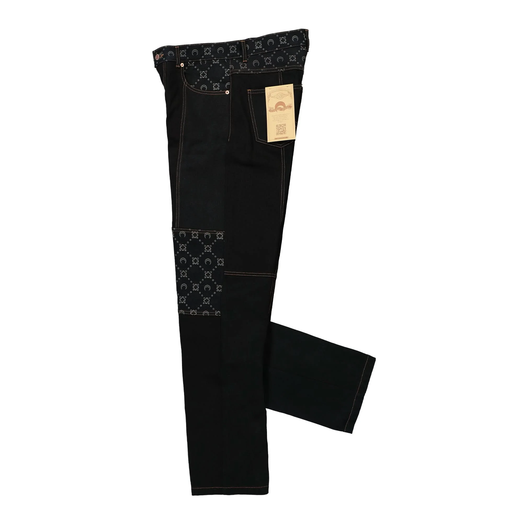 Regenerated Denim Straight Leg Pants - Image 3