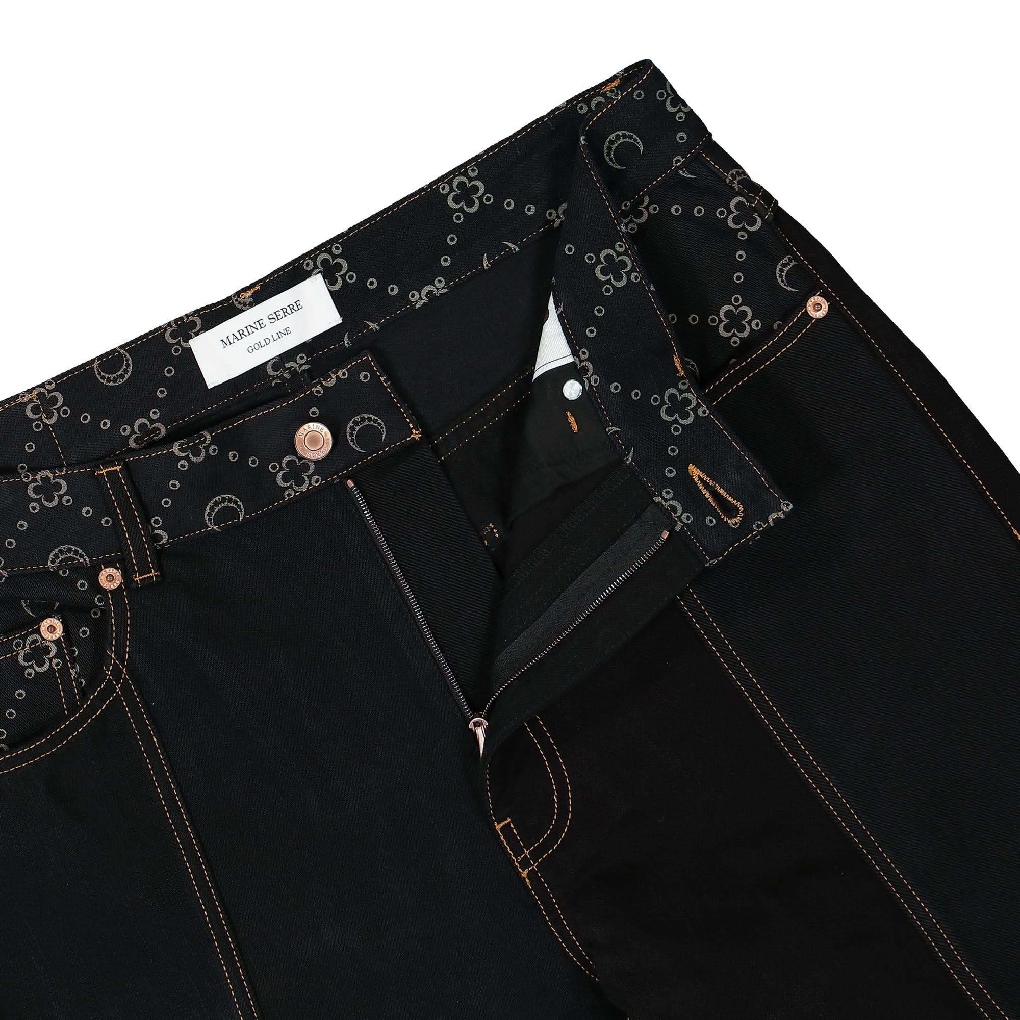 Regenerated Denim Straight Leg Pants - Image 4