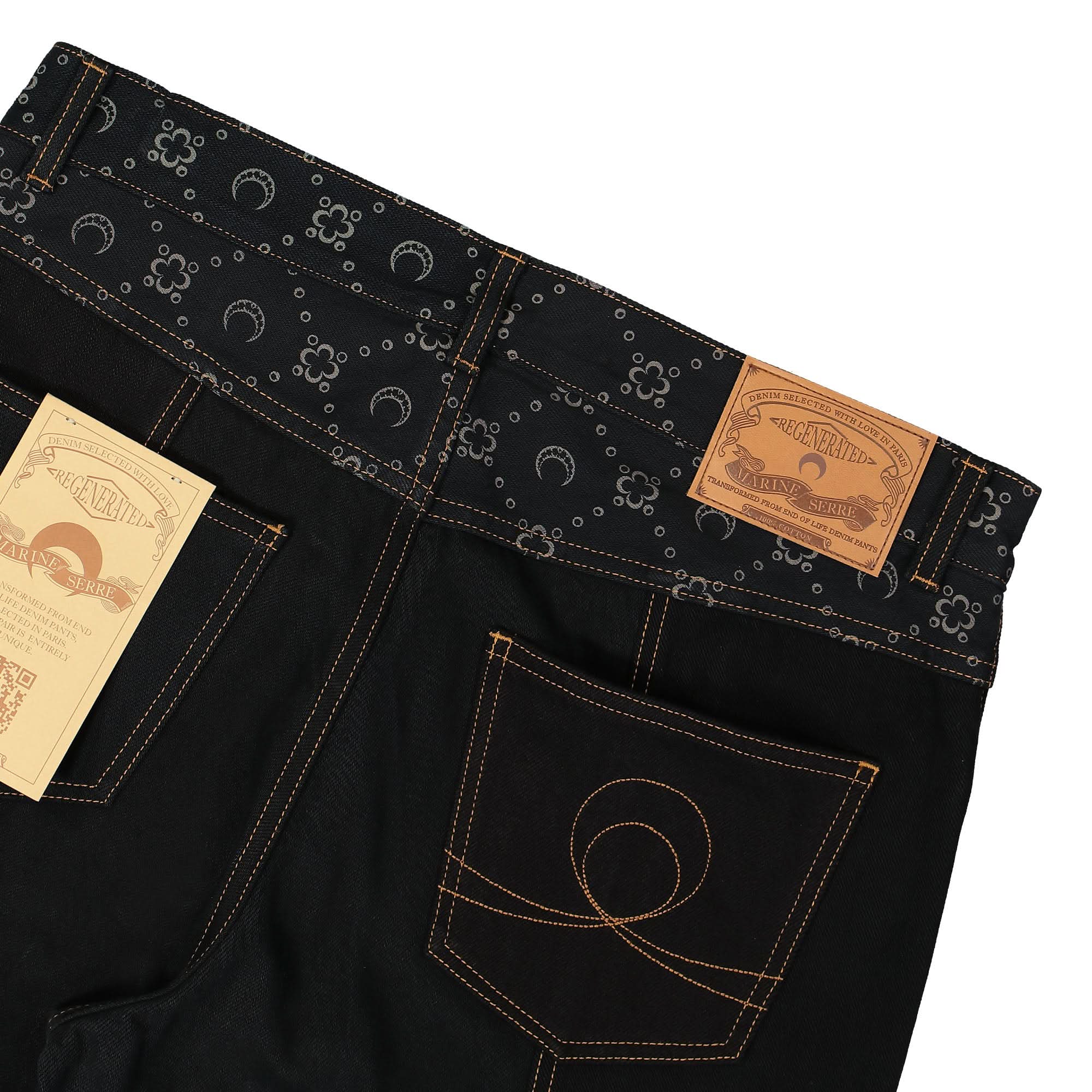 Regenerated Denim Straight Leg Pants - Image 5
