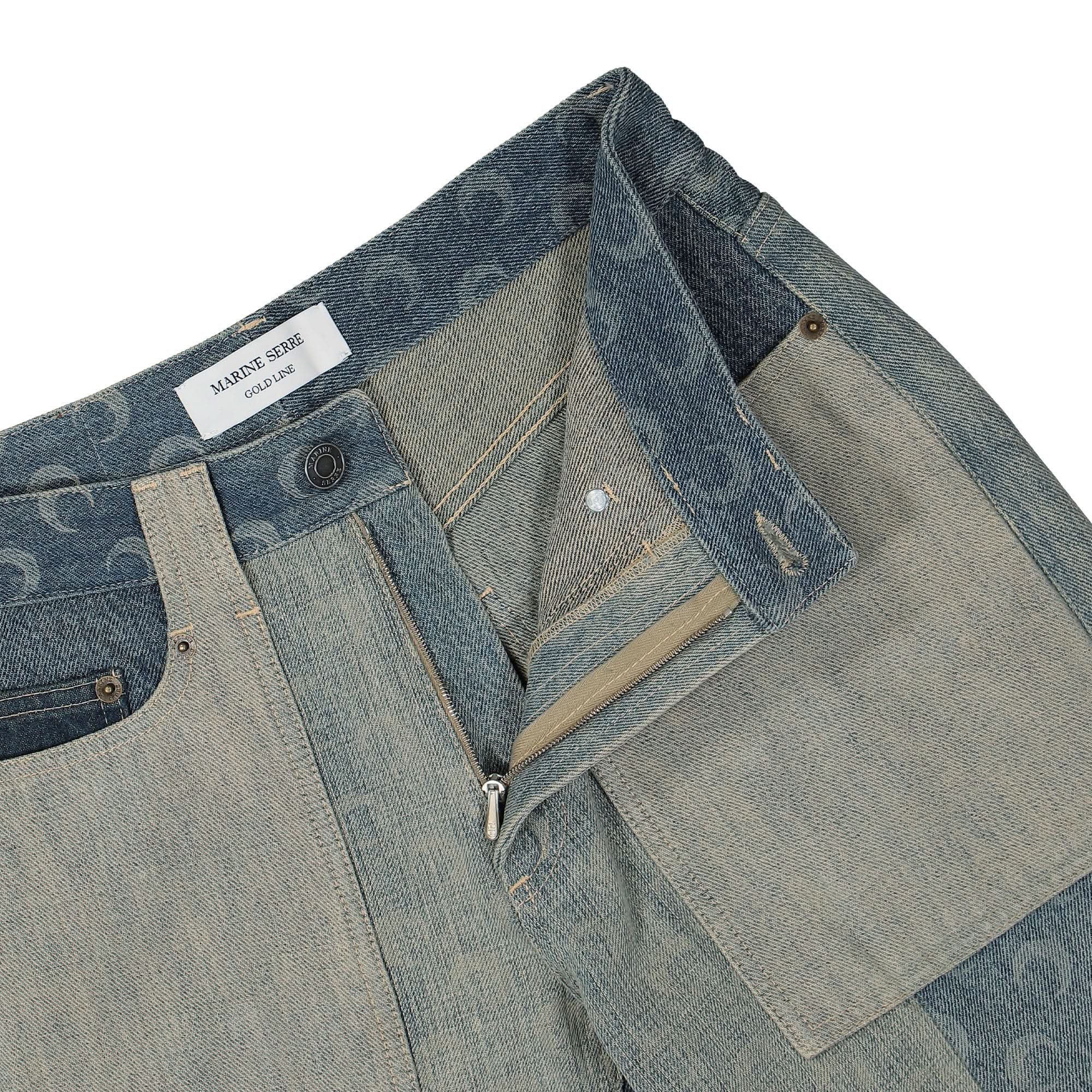 Regenerated Denim Wide Leg Pants - Image 5