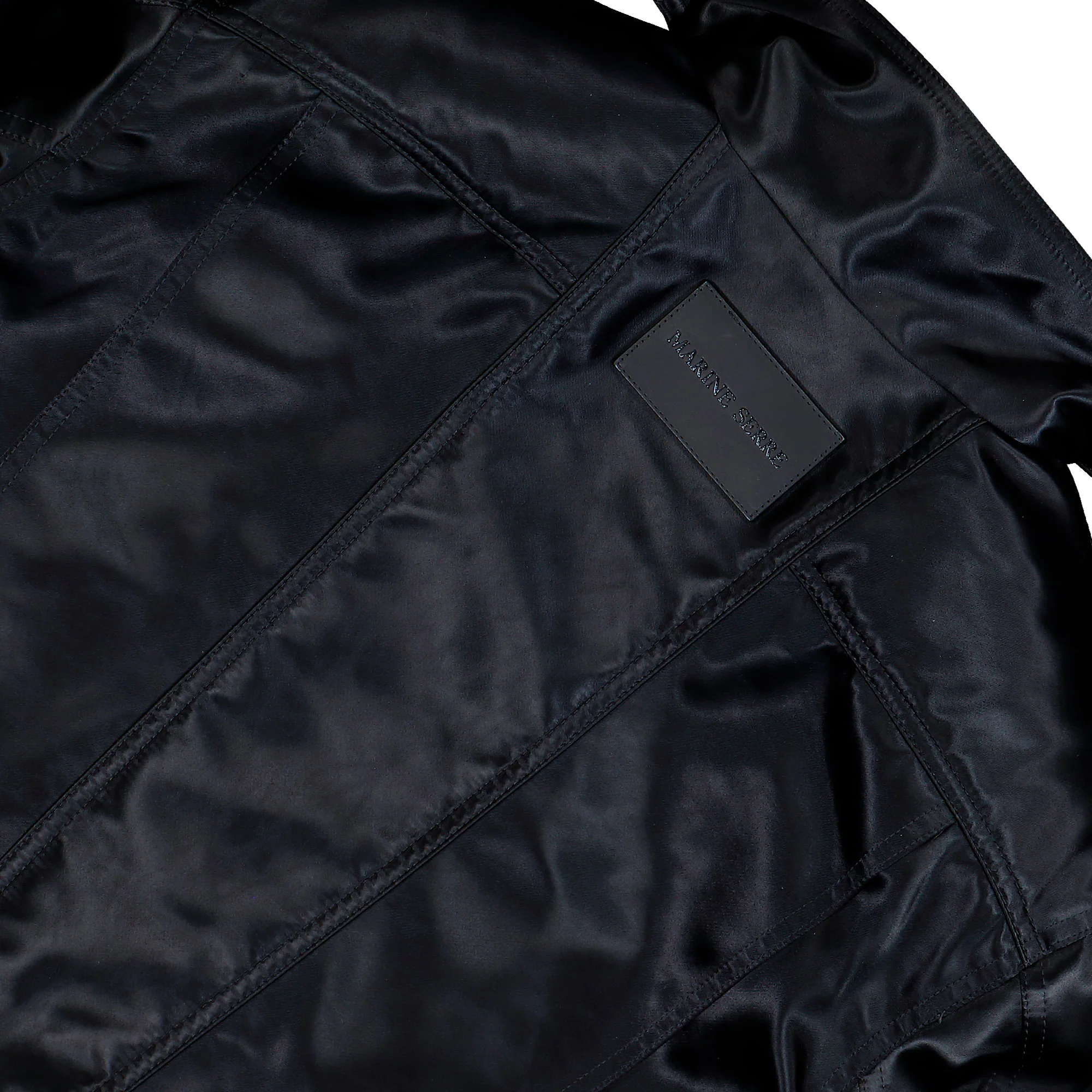 Satin Nylon Bomber Jacket - Image 5