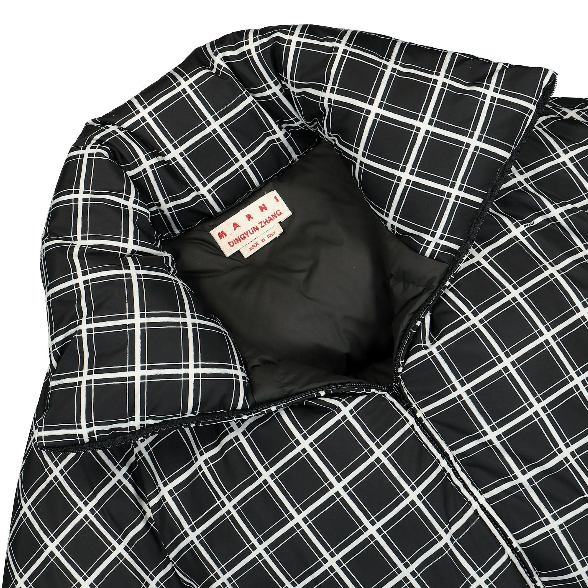 Big Check Nylon Padded Jacket - Image 3