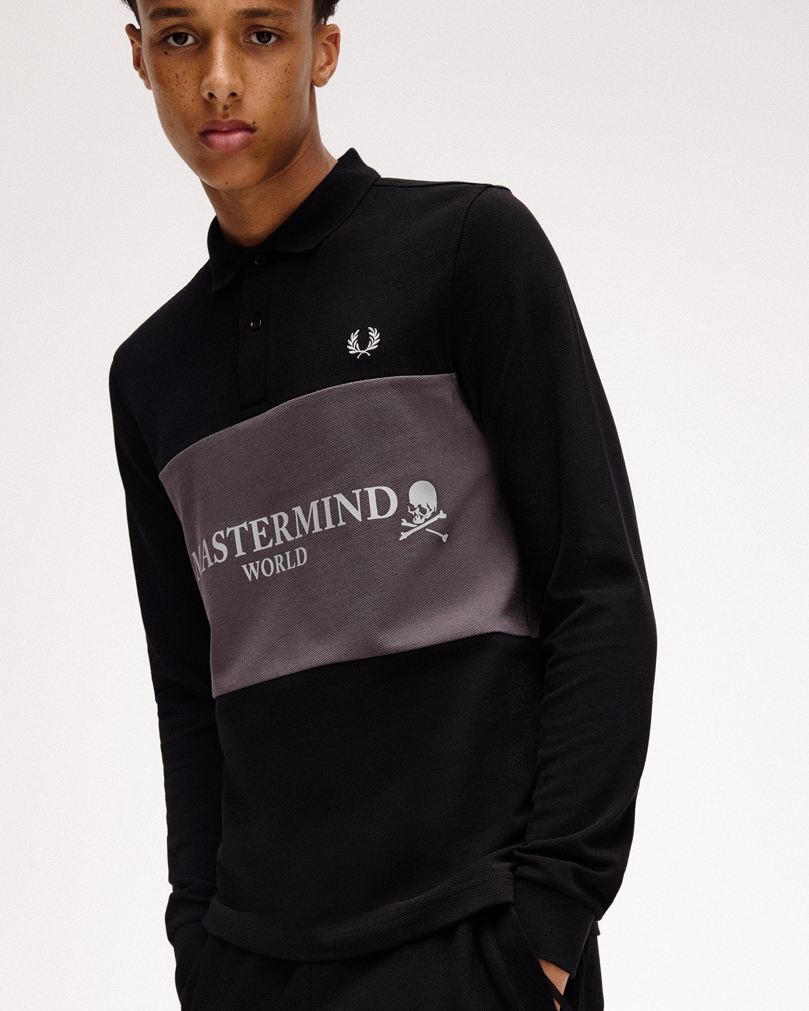 Cut And Sew Polo Shirt - Image 2