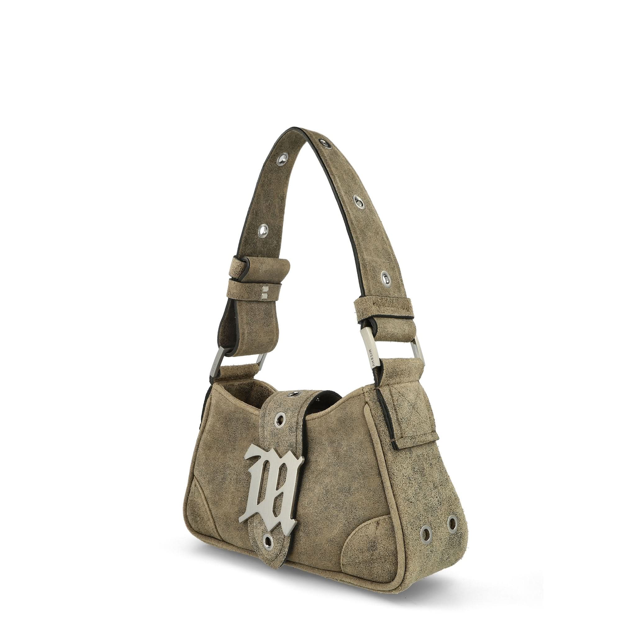 Cracked Leather Shoulder Bag Small - Image 2