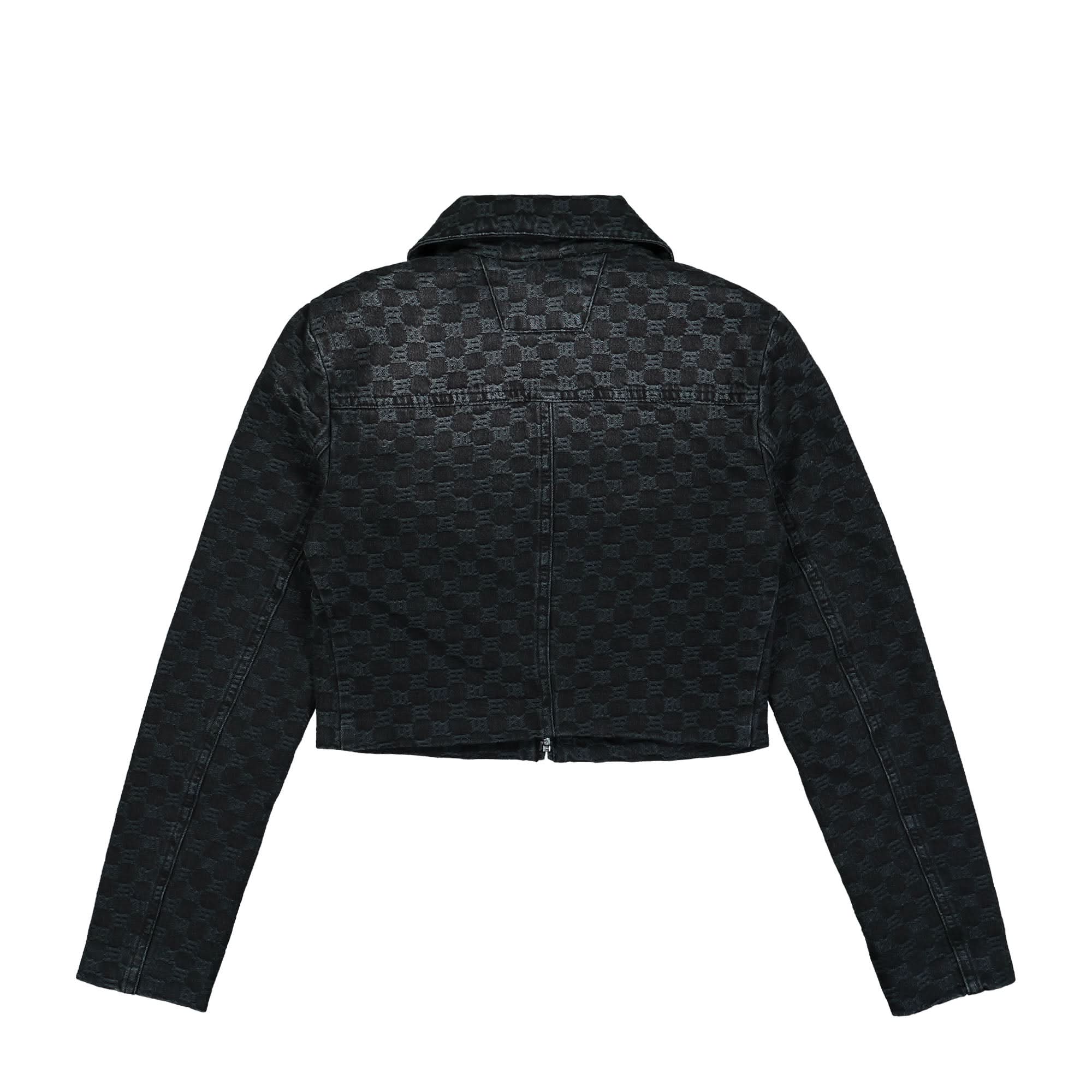 Jacquard Denim Monogram Jacket - Image 5