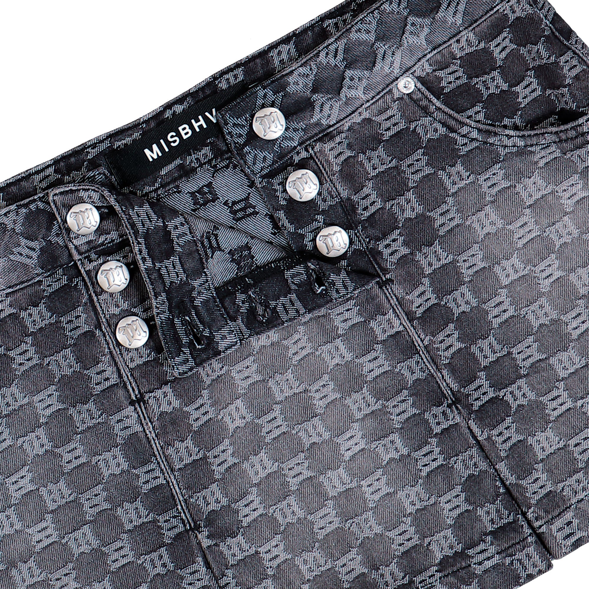 Monogram Denim Skirt - Image 4