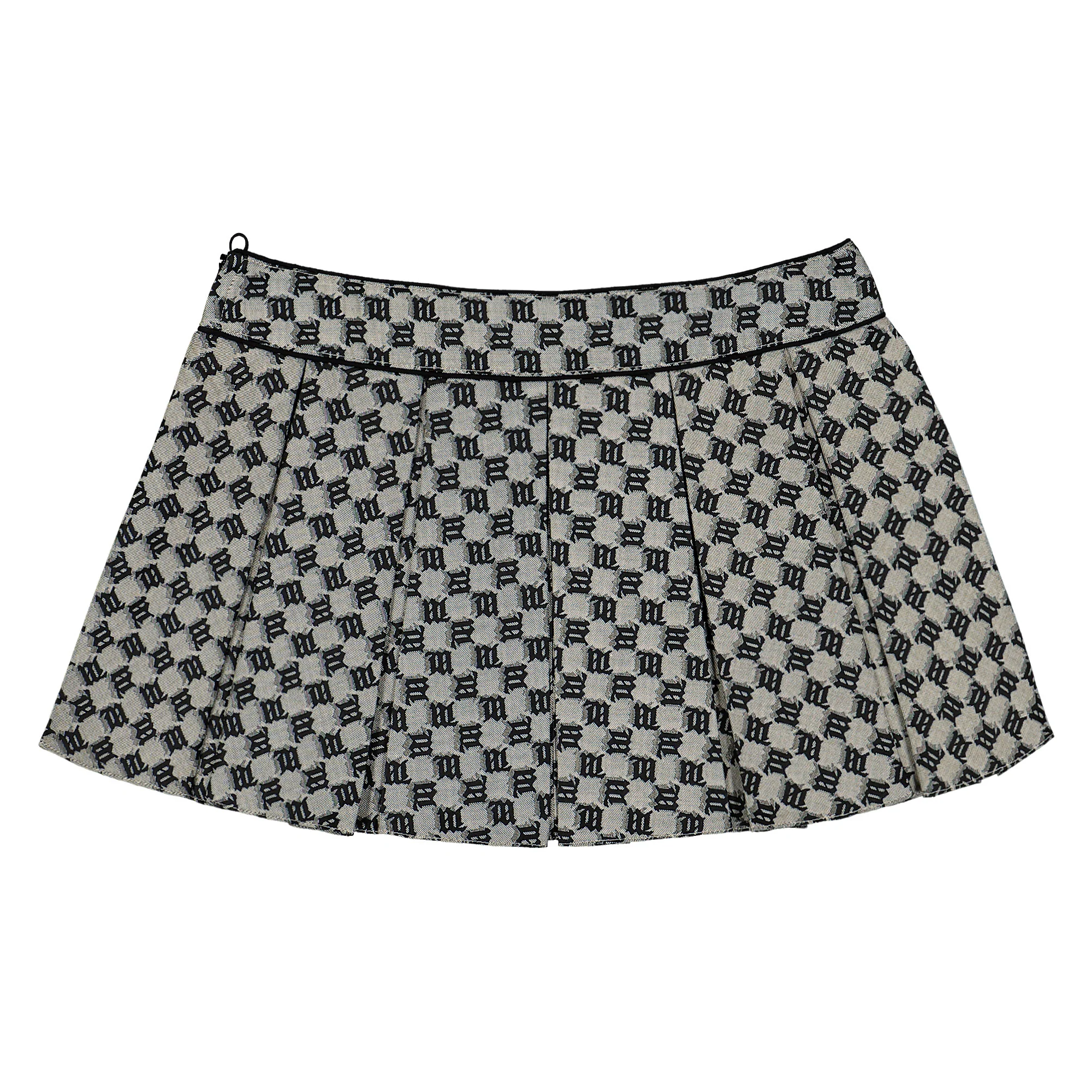 Monogram Jacquard Canvas Mini Skirt - Image 3