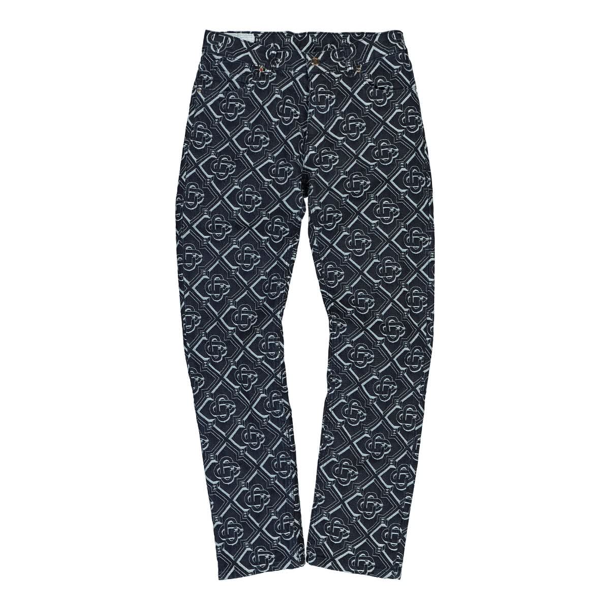 Monogram Classic Denim Straight Leg Jean