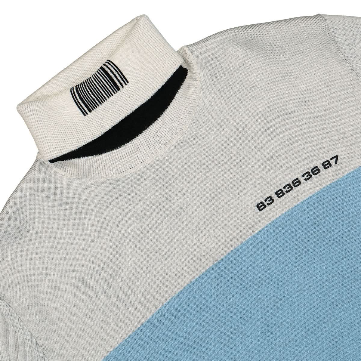 Numbered Color Block Turtleneck - Image 3
