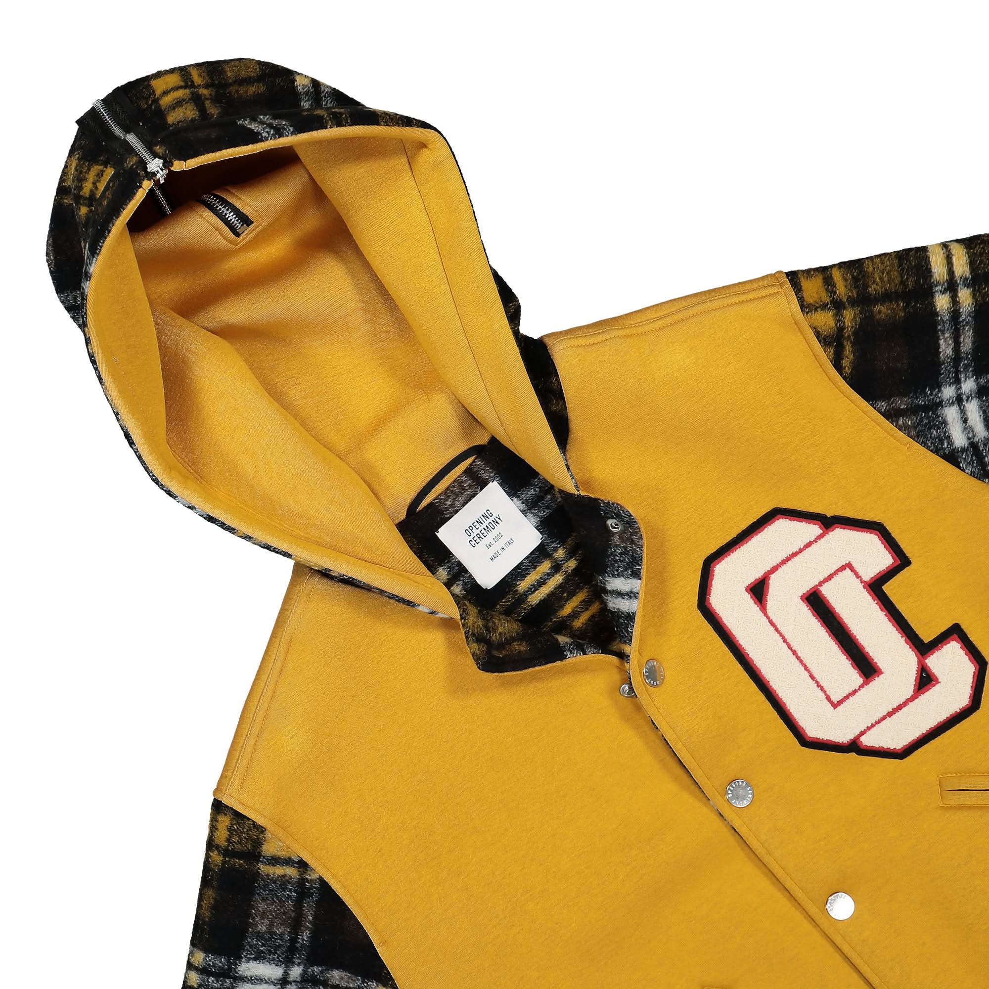 OC Wheat Bonded Wool Varsity Jacket - Image 3